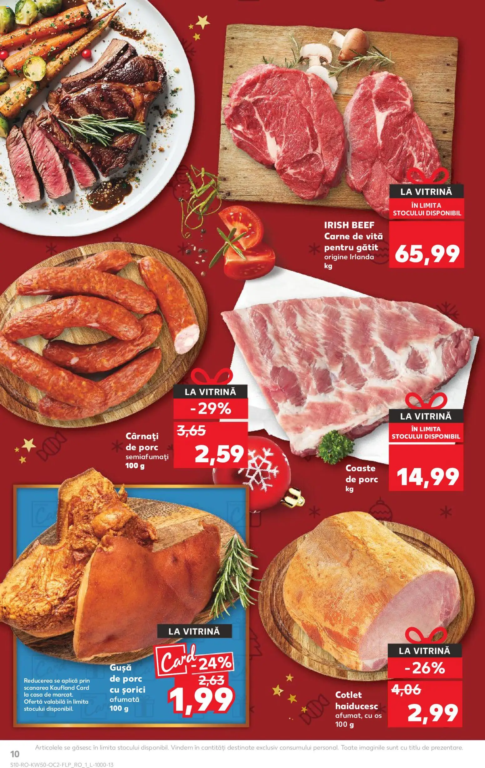 Noul catalog Kaufland – valabil de la 10.12.2025 | Pagină: 10 | Produse: Lait de coco, Vitrină, Carne De Vită, Cârnați