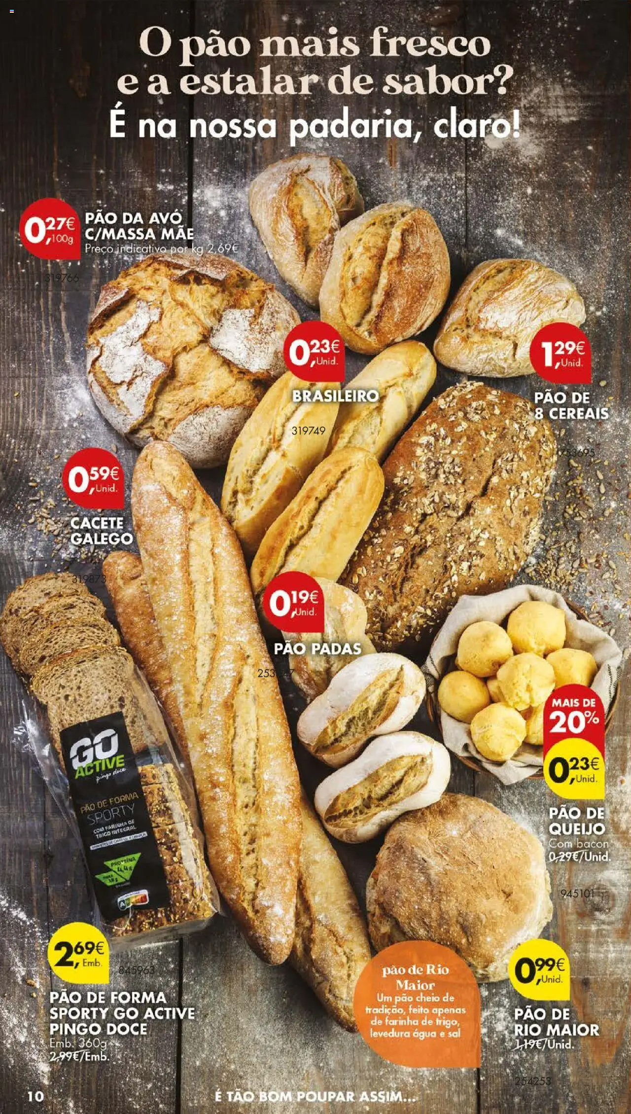 Pingo Doce folheto │ válido de 05.08.2025 | Página: 12 | Produtos: Agua, Bacon, Sal, Pão