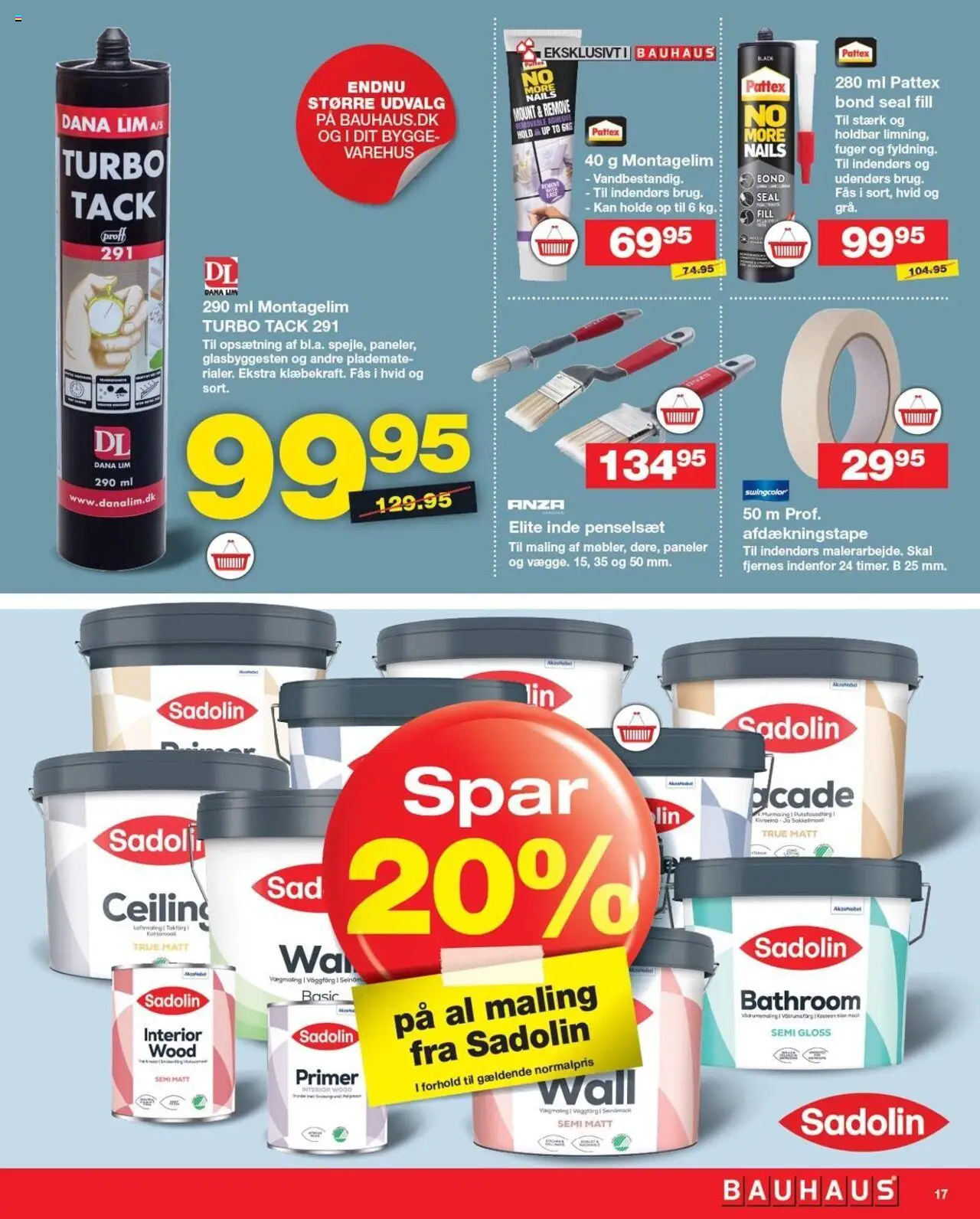 Bauhaus Tilbudsavis gyldig fra 04.07.2025 | Side: 17 | Produkter: Maling