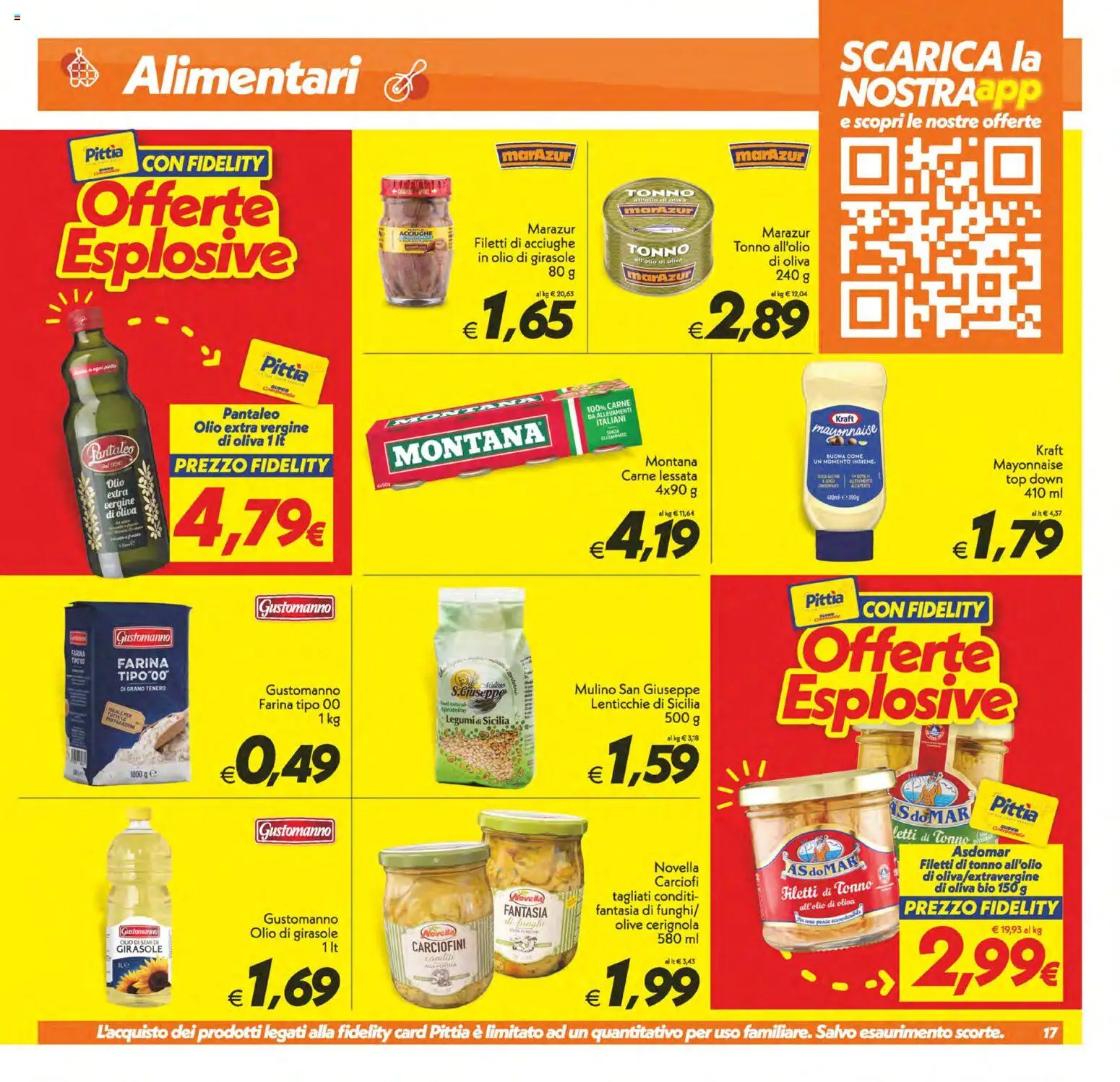 Volantino SuperConveniente del 17.03.2026 | Pagina: 17 | Prodotti: Legumi, Lenticchie, Acciughe, Tonno