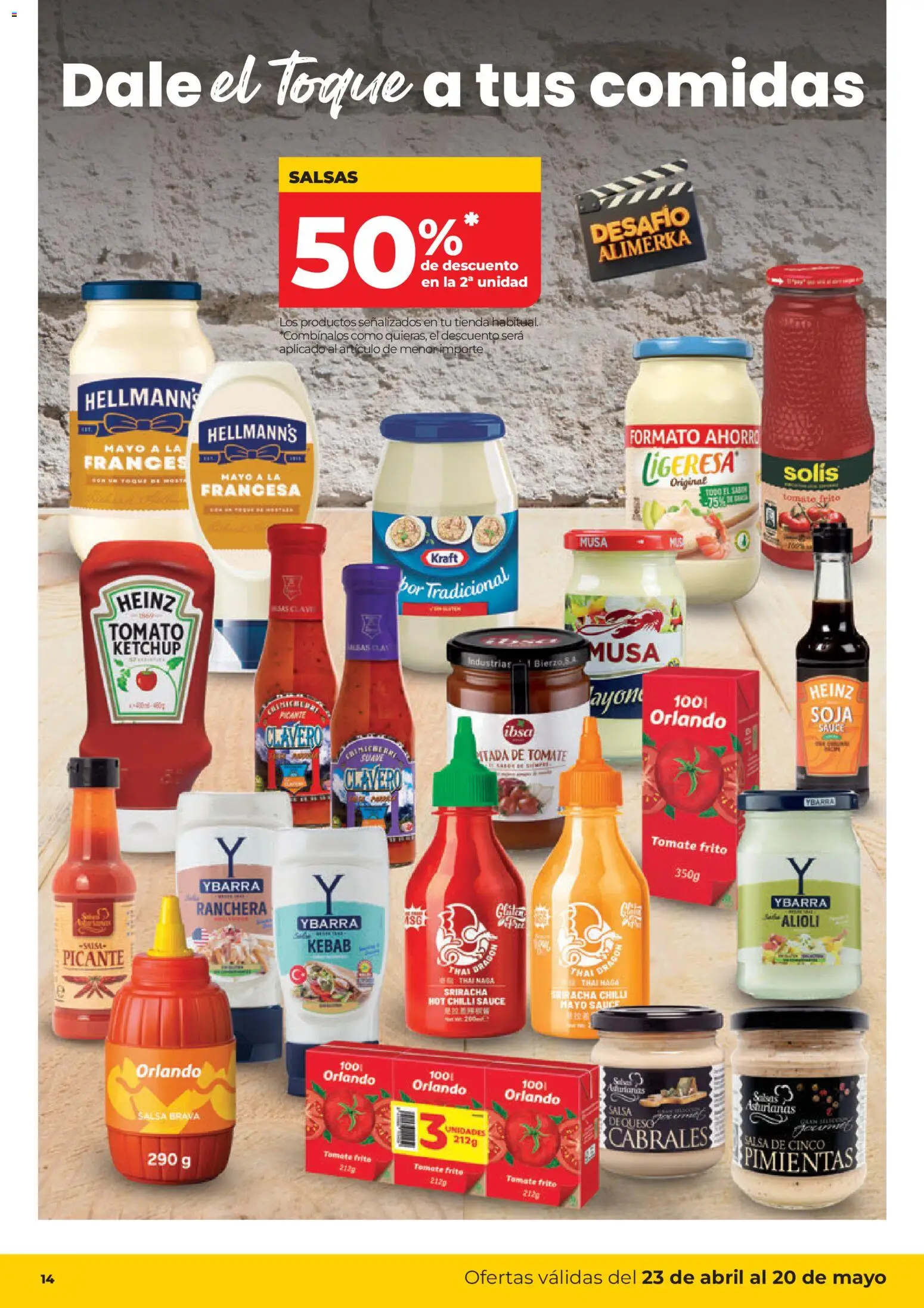 Alimerka folleto Asturias │ válido desde el 23.04.2026 | Página: 16 | Productos: Salsa brava