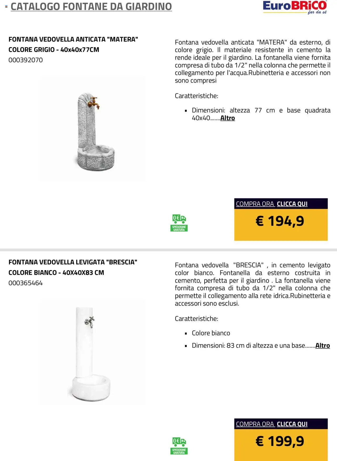 Volantino Eurobrico del 23.07.2025 | Pagina: 19 | Prodotti: Tubo