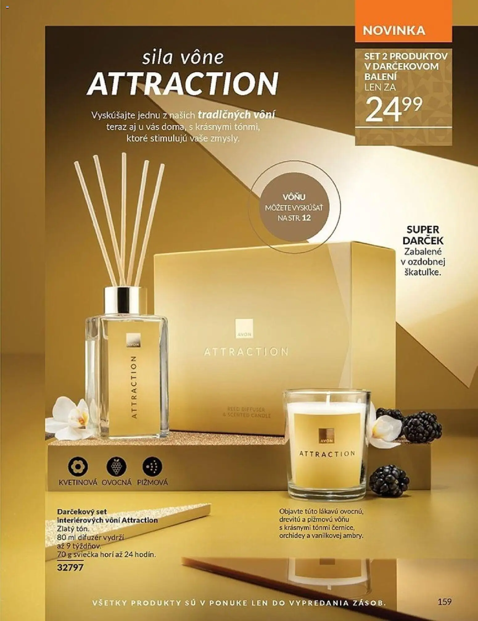 Nové Avon akcie – leták je platný od 01.11.2025 | Strana: 159 | Produkty: Difúzer