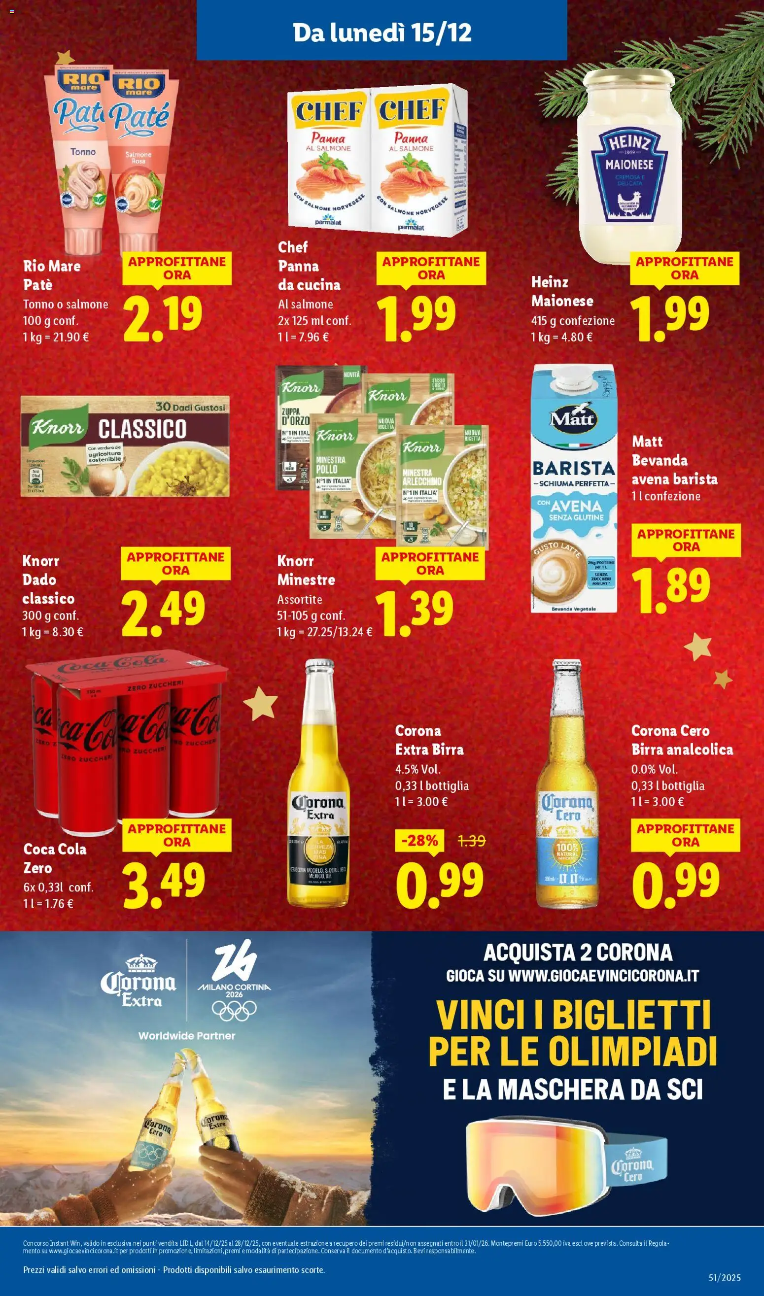 Volantino Lidl del 15.12.2025 | Pagina: 29 | Prodotti: Birra, Pollo, Verdure, Tonno