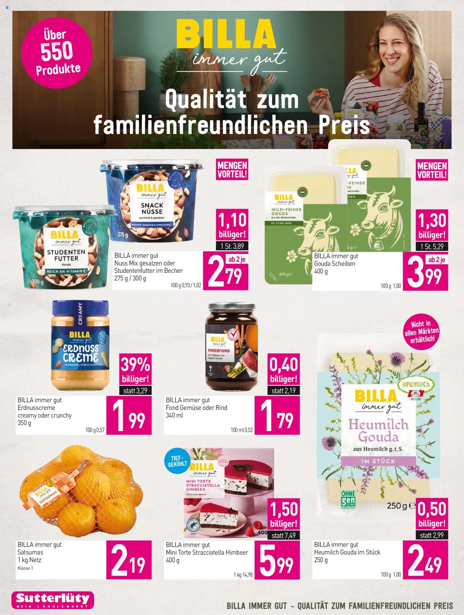Sutterlüty Flugblatt gültig ab 22.10.2025 | Seite: 8 | Produkte: Nüsse, Gemüse, Creme