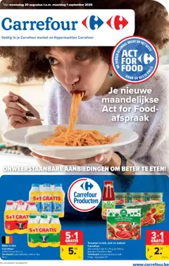 Carrefour - Act For Food Special - Voorbeeld van een folder van Carrefour, geldig van 20.08.2025