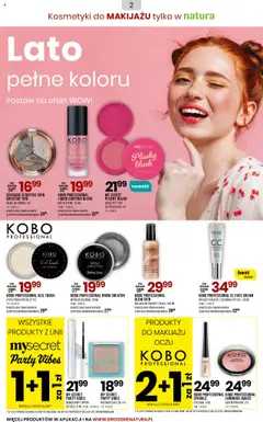 Drogerie Natura Gazetka od 23.07.2025 | Strona: 2 | Produkty: Puder, Rozświetlacz, Eyeliner, Body