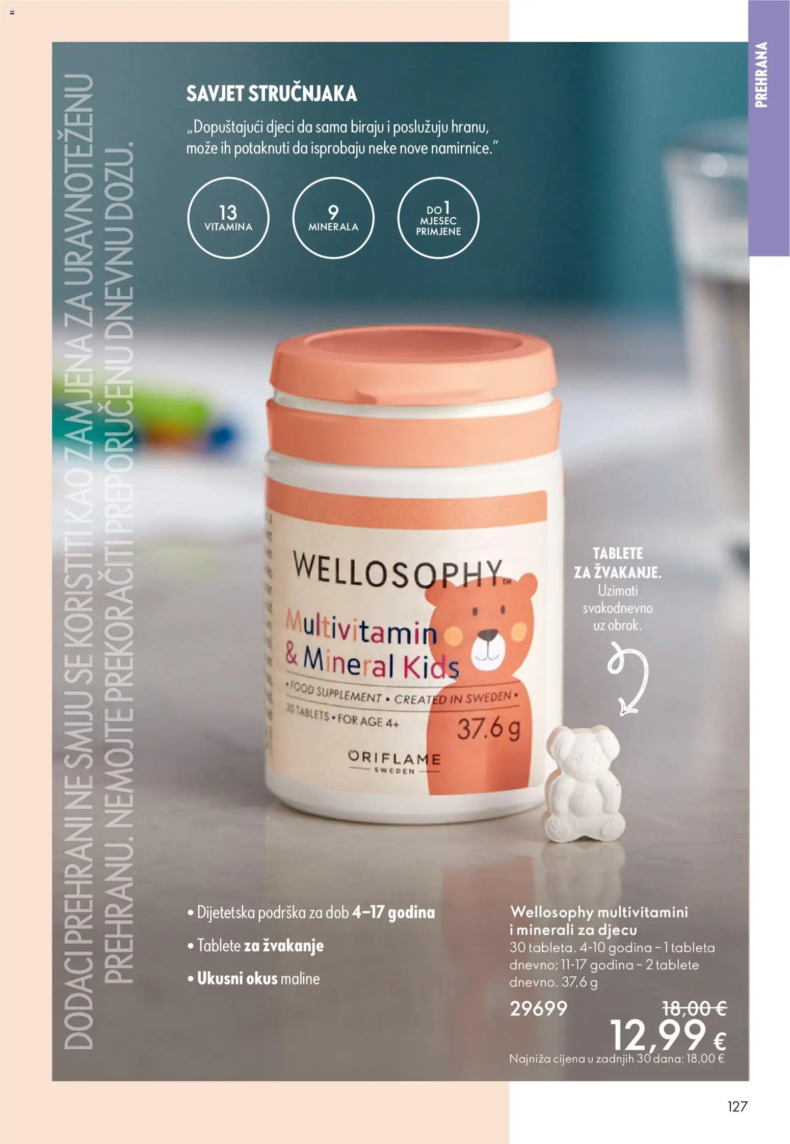 Oriflame katalog | vrijedi od 19.11.2025 | Stranica: 127 | Proizvodi: Maline, Tableta