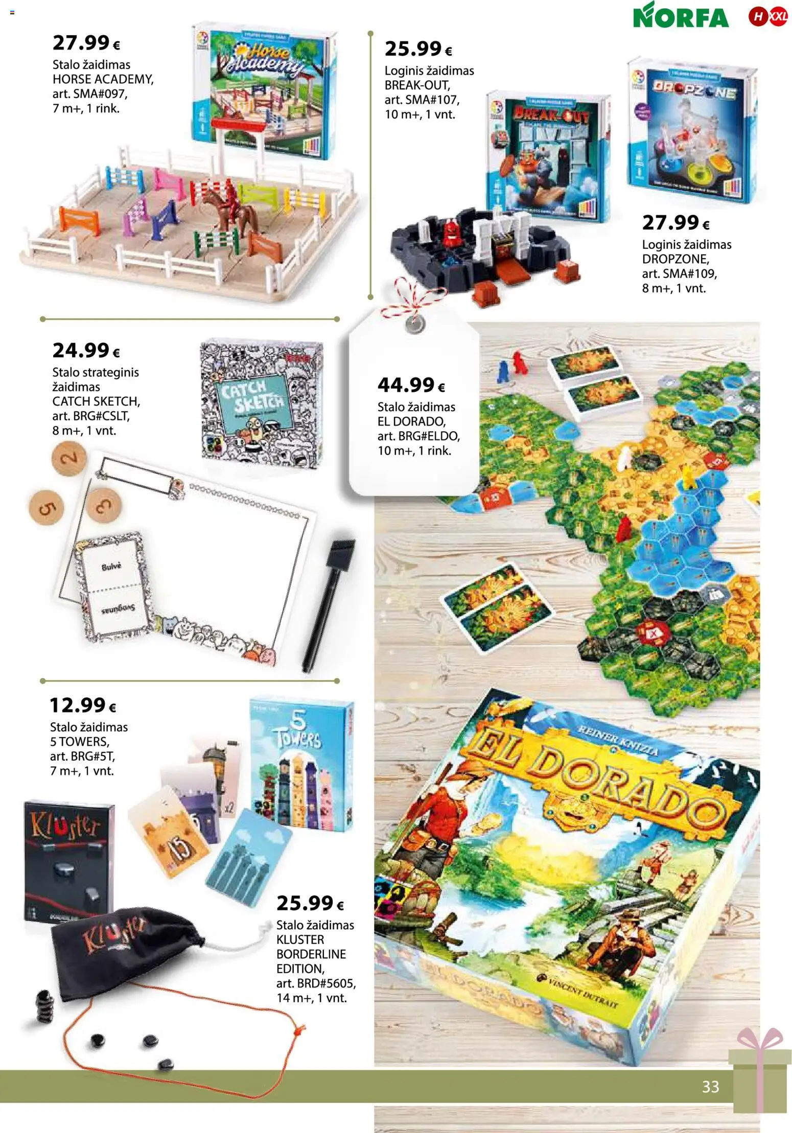 NORFA akcijos nuo 18.11.2025 | Puslapis: 33 | Prekių: Žaidimas