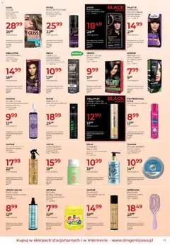 Pogląd oferty "Jawa Black Friday" - ważna od 04.11.2025 | Strona: 11 | Produkty: Farba do włosów, Donut, Szczotka, Suchy szampon