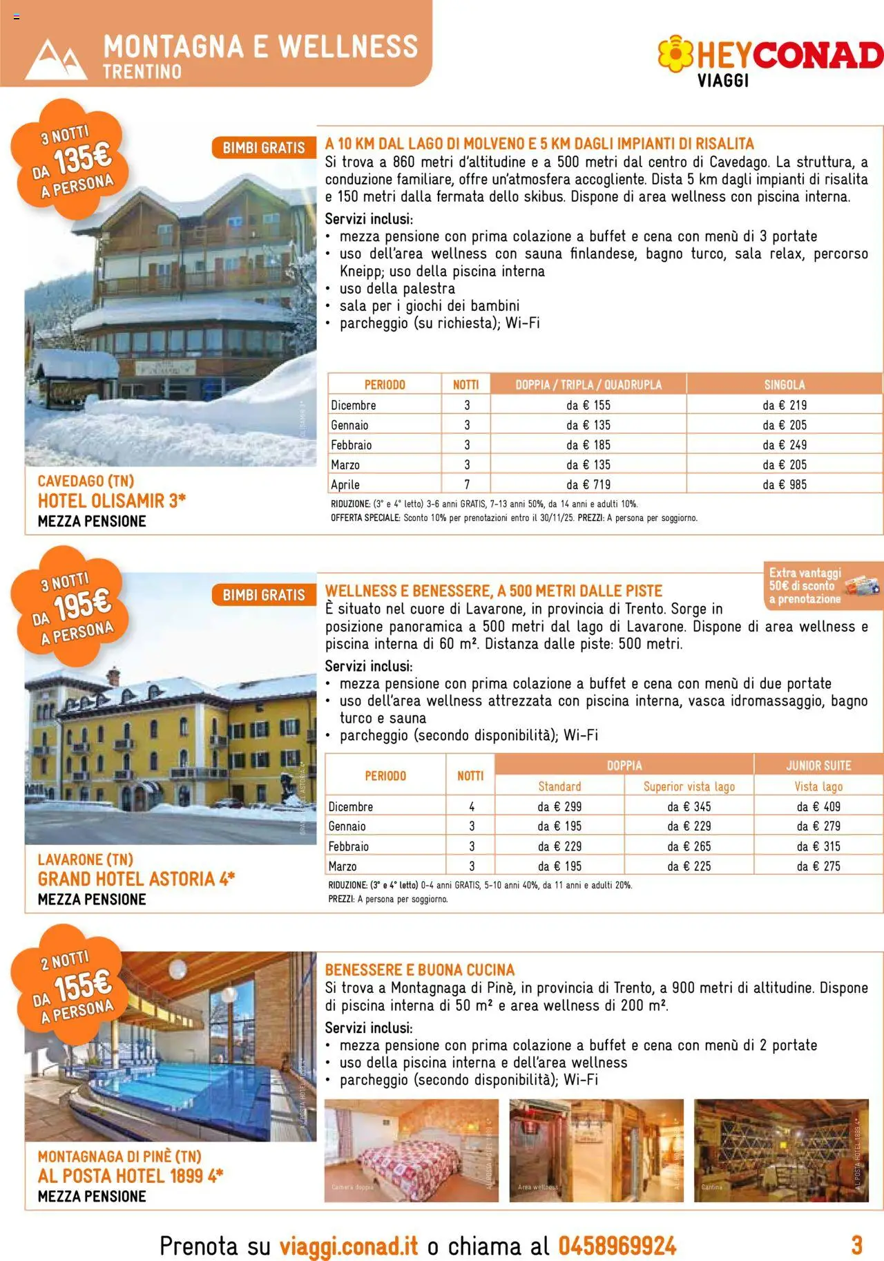Volantino Conad del 19.09.2025 | Pagina: 3 | Prodotti: Piscina, Letto, Bagno