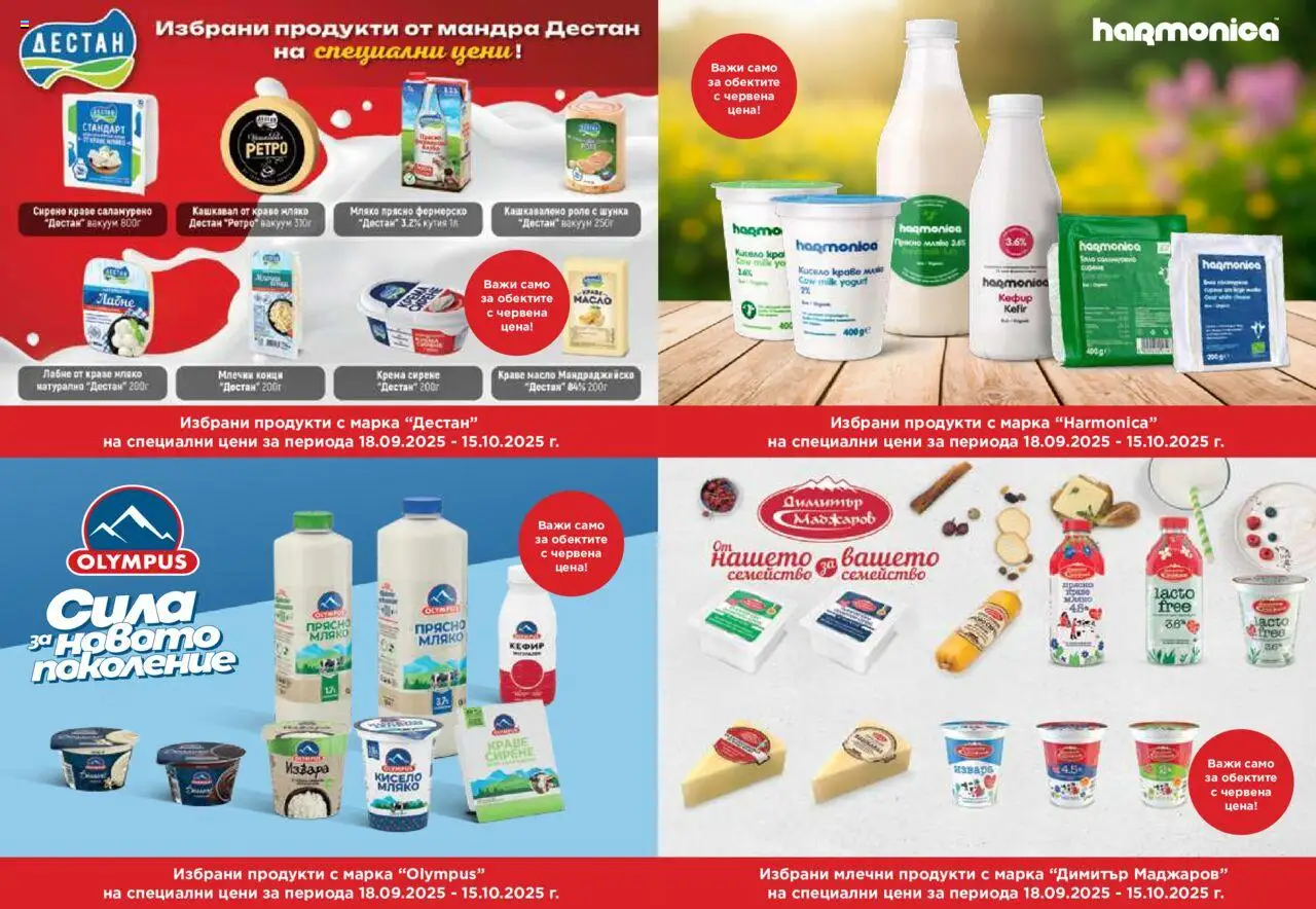  | Страница: 15 | Продукти: Кефир, Масло, Сирене, Кашкавал