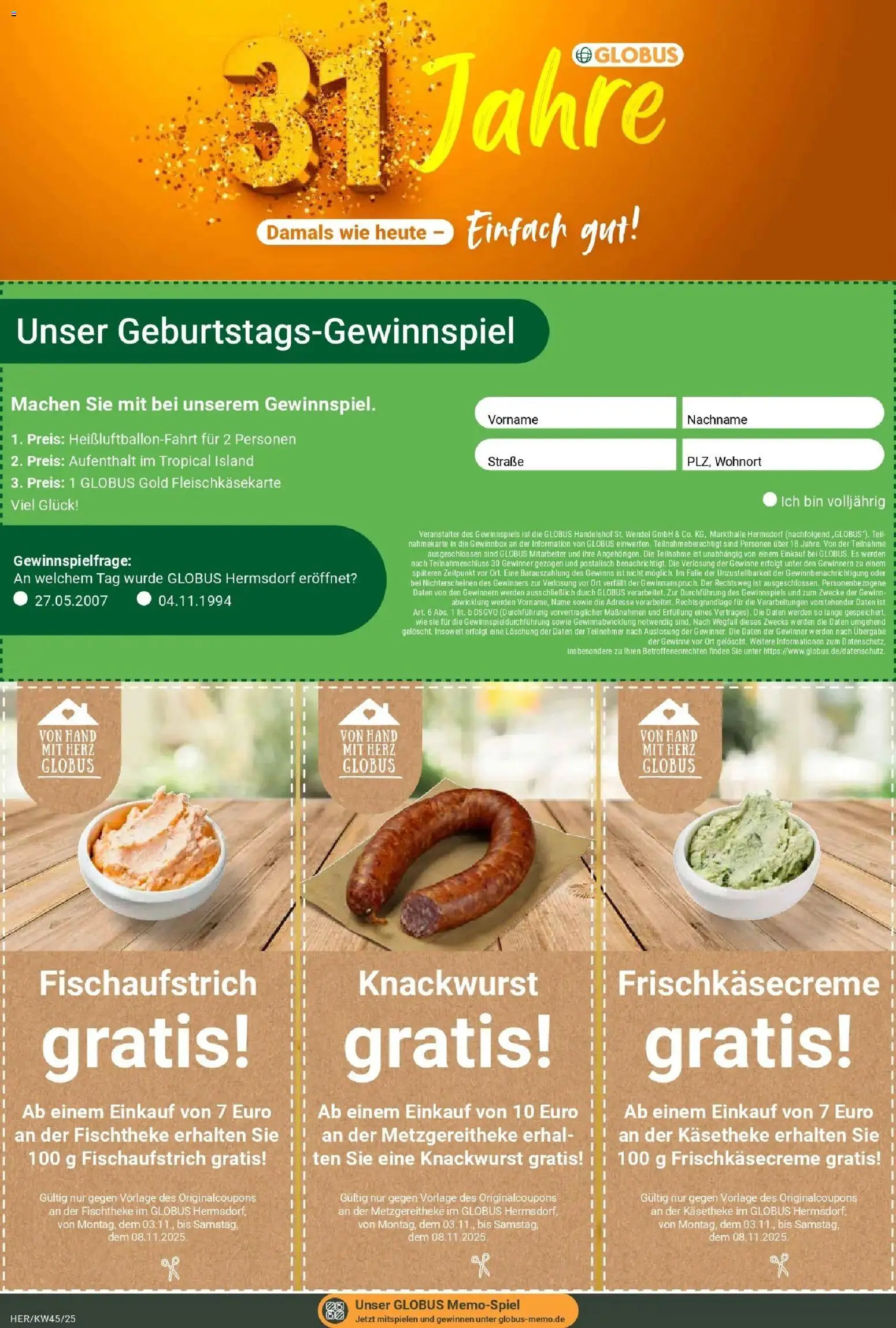 Globus prospekt Hermsdorf	 – gültig ab 02.11.2025 | Seite: 2