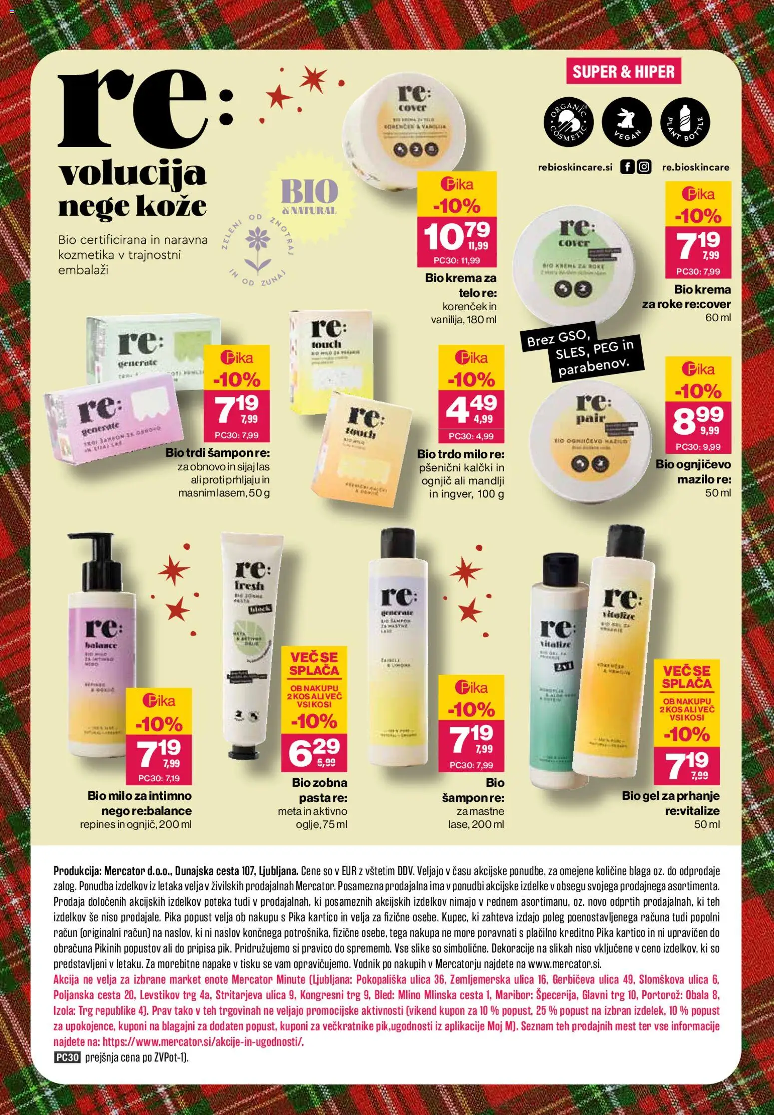 Novi Mercator katalog ponudbe – veljaven od 12.11.2025 | Stran: 16 | Izdelki: Mandlji, Sampon, Krema za roke, Korencek