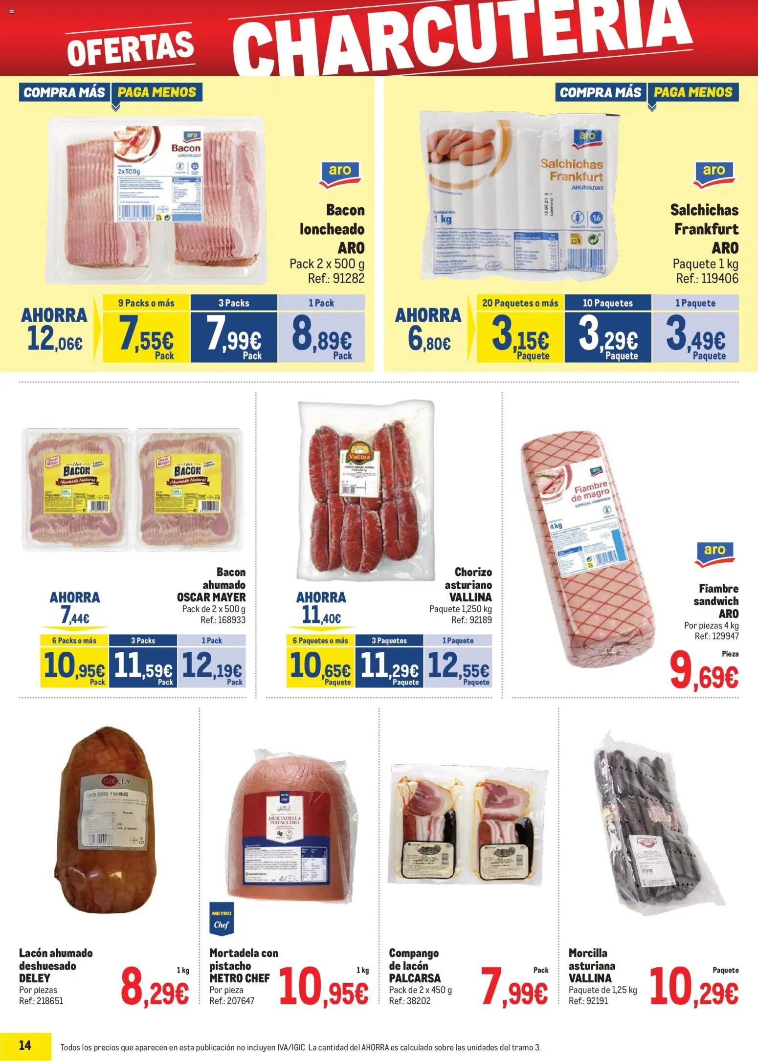 Makro - Precios Cataluña │ válido desde el 02.02.2026 | Página: 14 | Productos: Mortadela, Loncheado