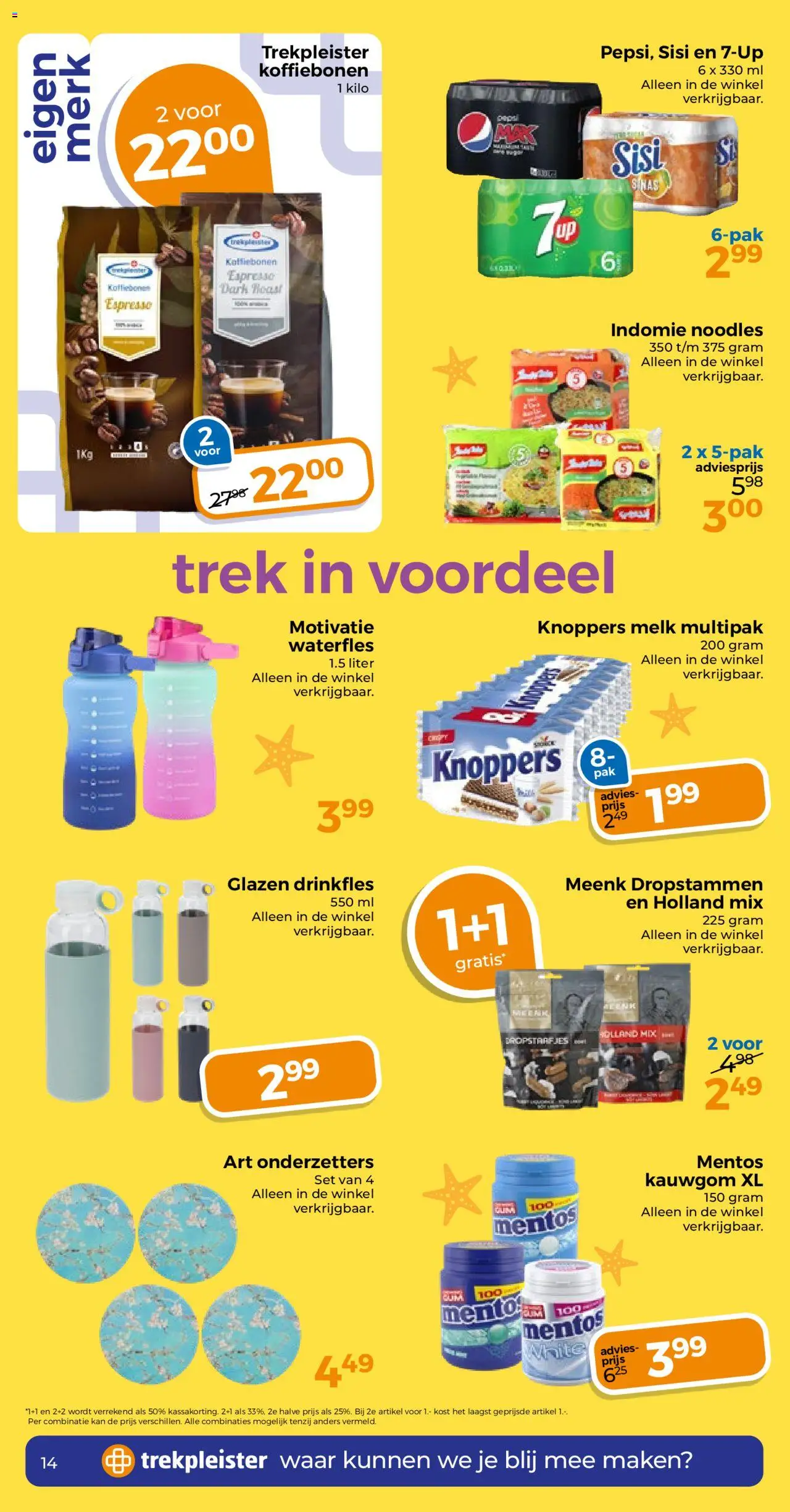  | Pagina: 14 | Producten: Melk, Kan, 7up, Kauwgom