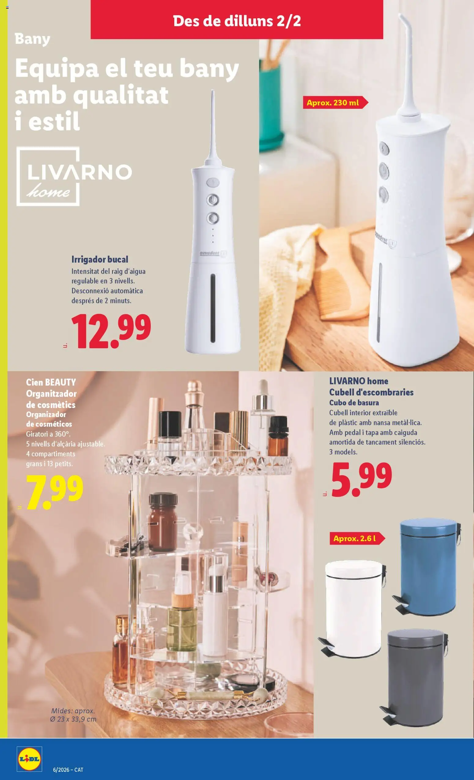 Lidl folleto de bazar │ válido desde el 02.02.2026 | Página: 14 | Productos: Organizador, Γλυκό νερατζάκι, Διακόπτης κυκλώματος