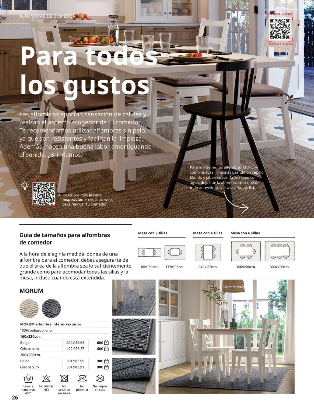 Catálogo IKEA Alfombras │ válido desde el 04.02.2025 | Página: 26 | Productos: Jabón, Té, Secadora, Mesa