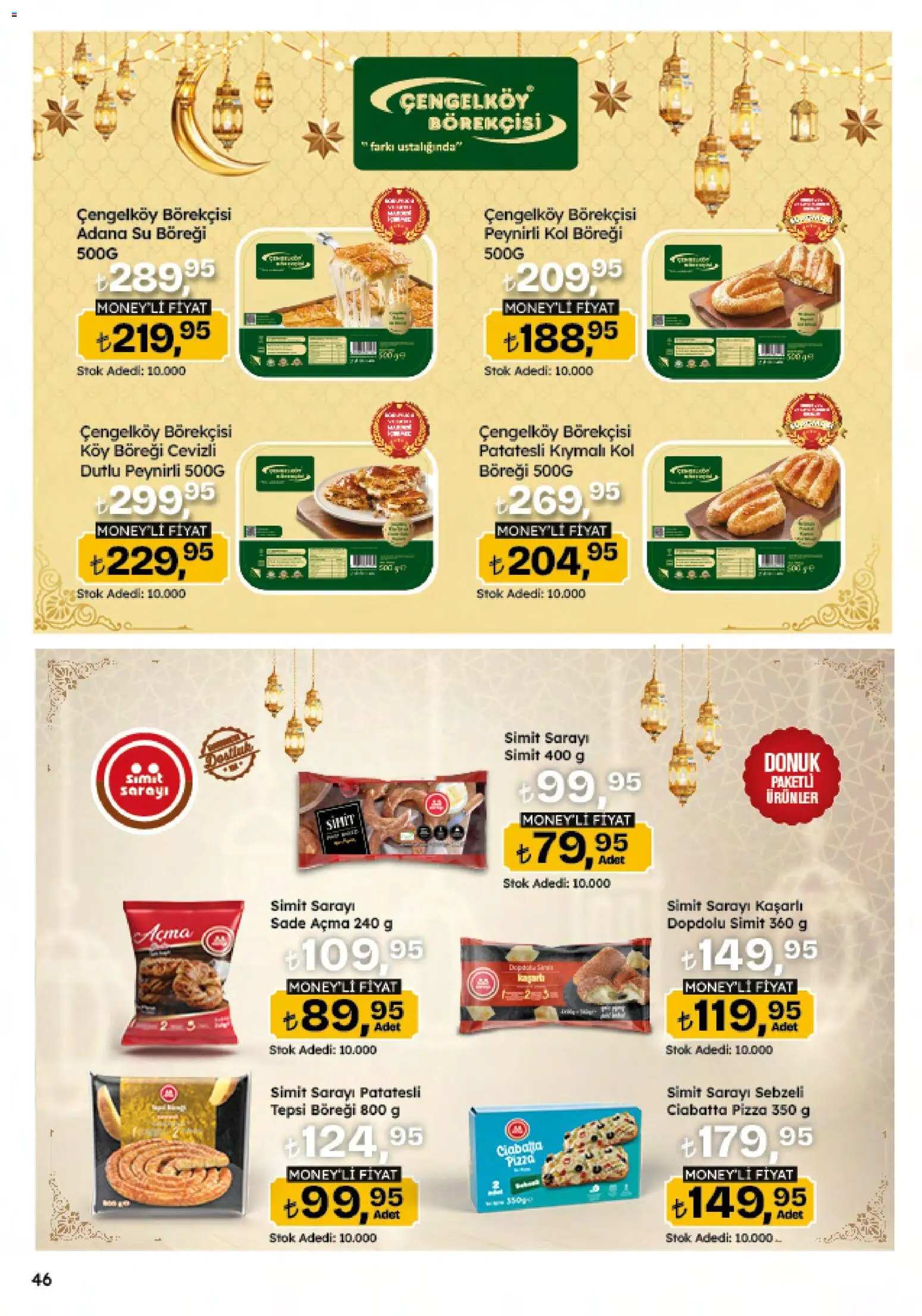 Migros Katalog - 5M Migroskop Dijital - 12.03.2026 tarihinden itibaren geçerlidir | Sayfa: 46 | Ürünler: Pizza, Simit, Su, Tepsi