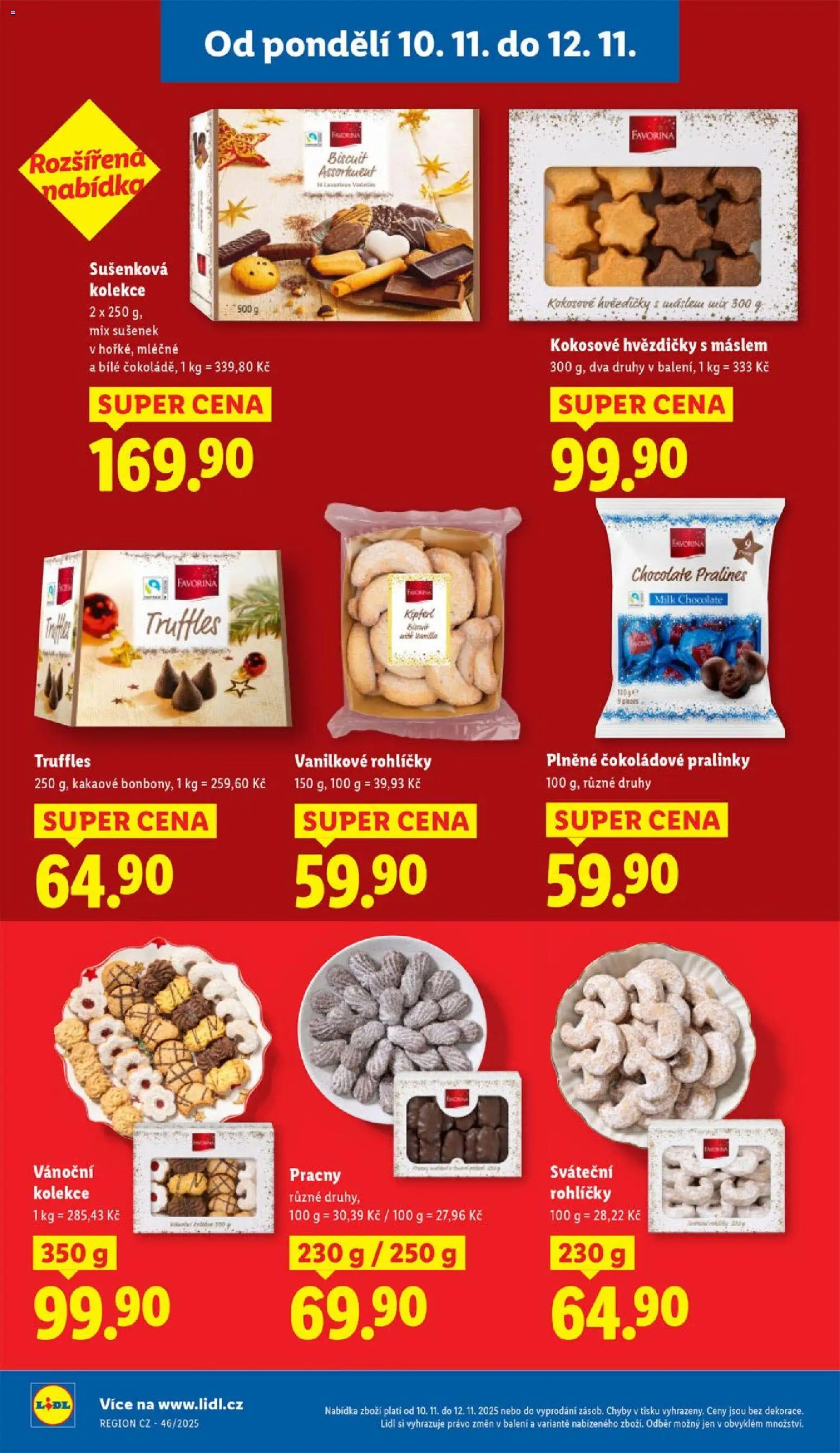 Lidl leták od 10.11.2025 | Strana: 32 | Produkty: Bonbóny, Cookies, Truffles, Milk chocolate