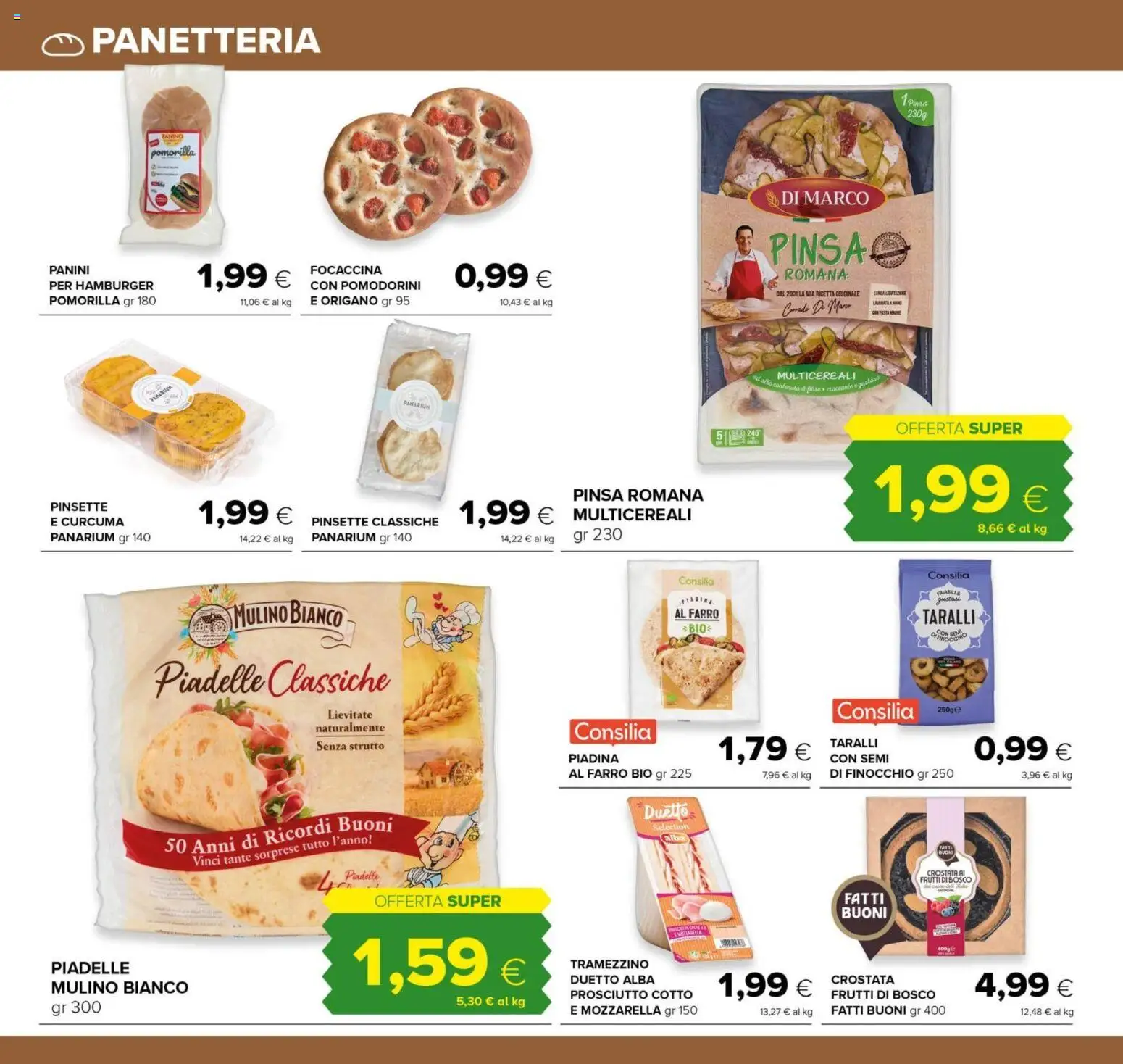Volantino Tigre del 26.02.2026 | Pagina: 14 | Prodotti: Prosciutto Cotto, Prosciutto, Hamburger, Farro