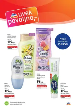 DM Drogerie katalog - pregled DM Drogerie kataloga - važi od 01.01.2026 | Strana: 3 | Proizvode: Alkohol, Šampon, Gel za tuširanje, Pasta za zube