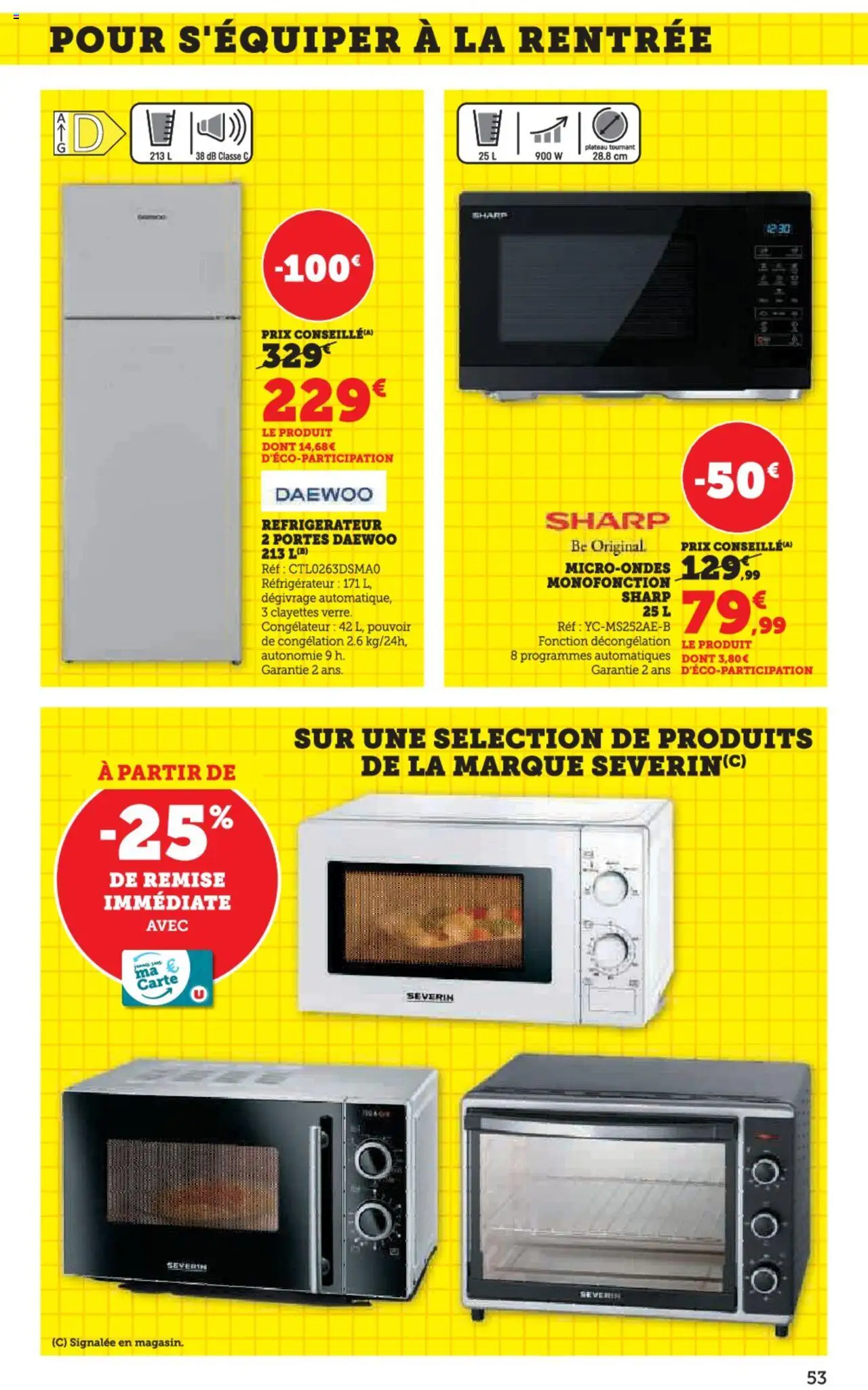  | Page: 53 | Produits: Plateau tournant, Congélateur, Plateau, Portes