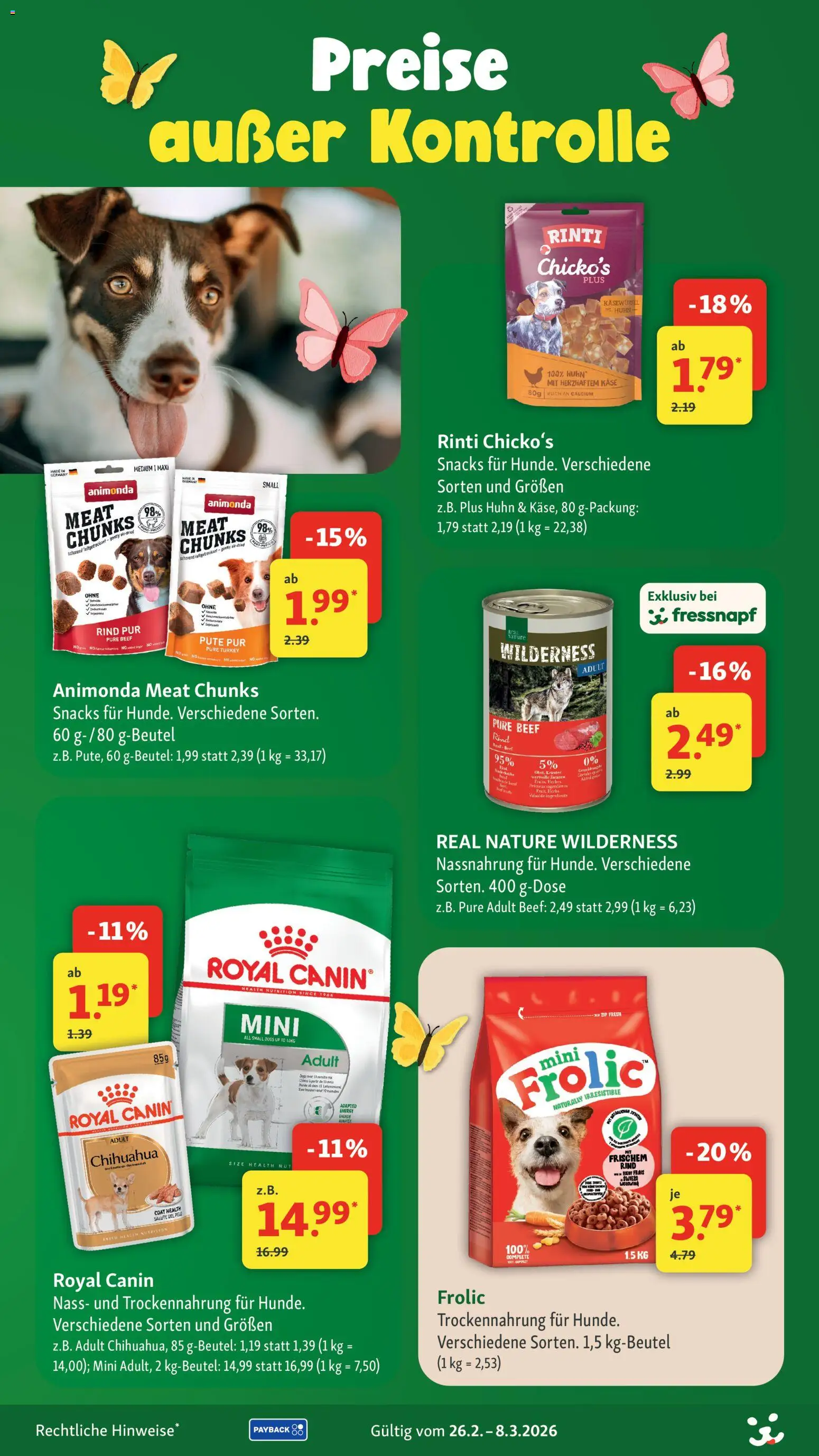 Fressnapf Prospekt – gültig ab 26.02.2026 | Seite: 4 | Produkte: Adapter, Pute, Käse, Getreide