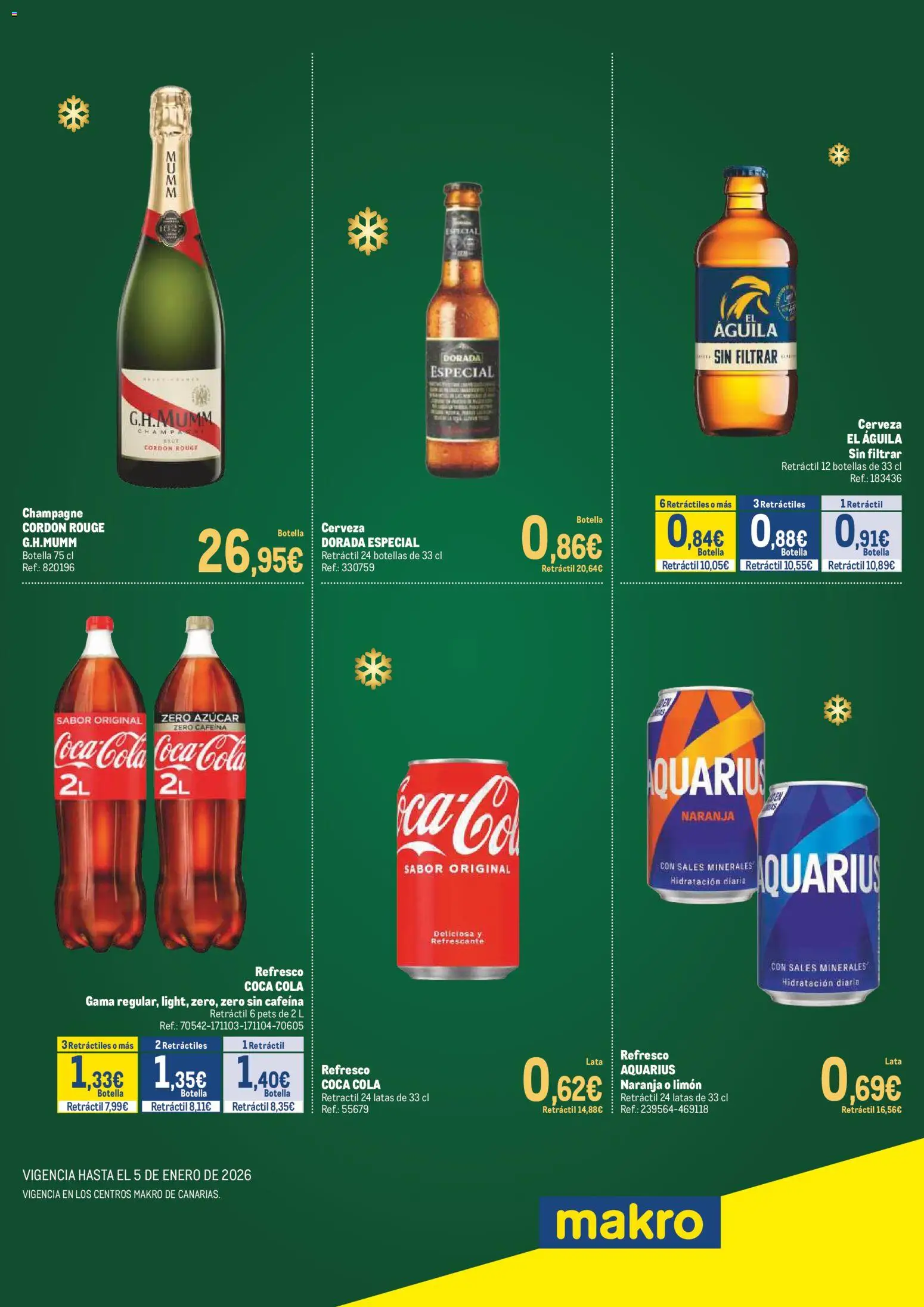 Makro - Especial Navidad Bebidas Canarias │ válido desde el 15.12.2025 | Página: 2 | Productos: Cerveza