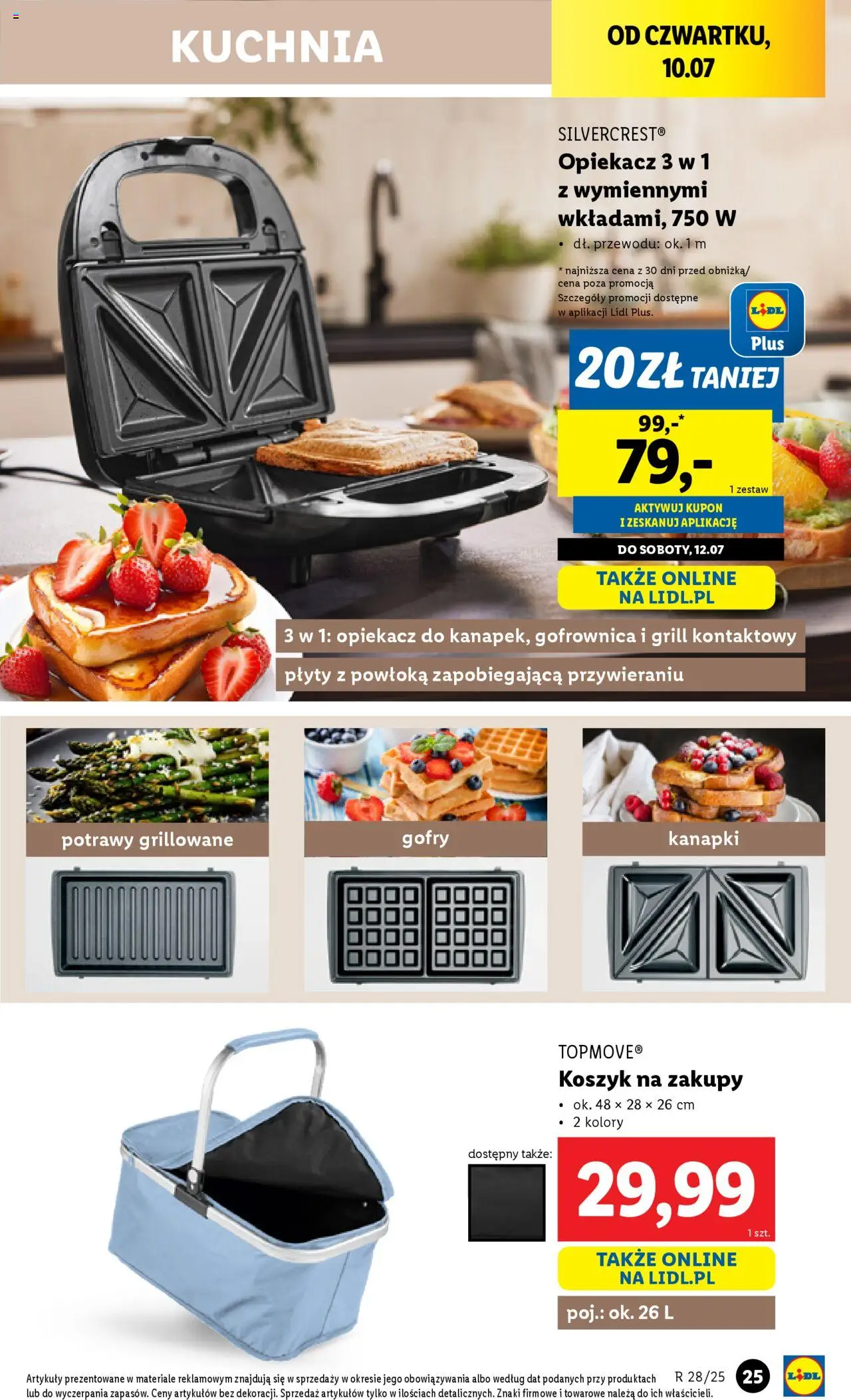 Lidl Katalog od 07.07.2025 | Strona: 27 | Produkty: Grill, Opiekacz, Plyty, Sandwich