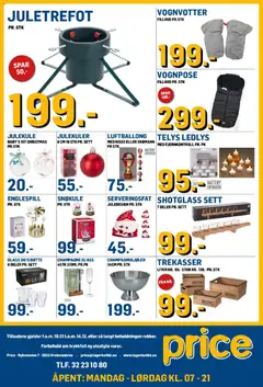 Forhåndsvisning av Price Lagerbutikk kundeavis gyldig fra 10.12.2025 | Side: 5 | Produkter: Fjernkontroll, Cykelkorg, Glass, Mouth wash