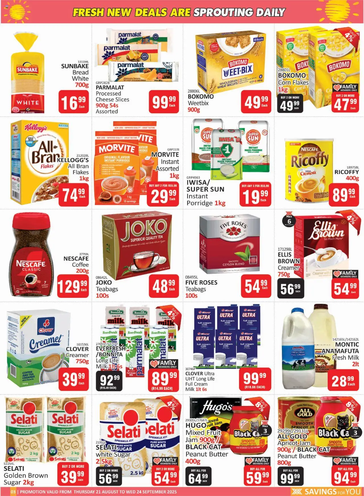 KIT KAT Cash & Carry Spring Leaflet Promotion │ valid from 21.08.2025 | Page: 3 | Products: Vitamins, Oil, Fruit, Sugar