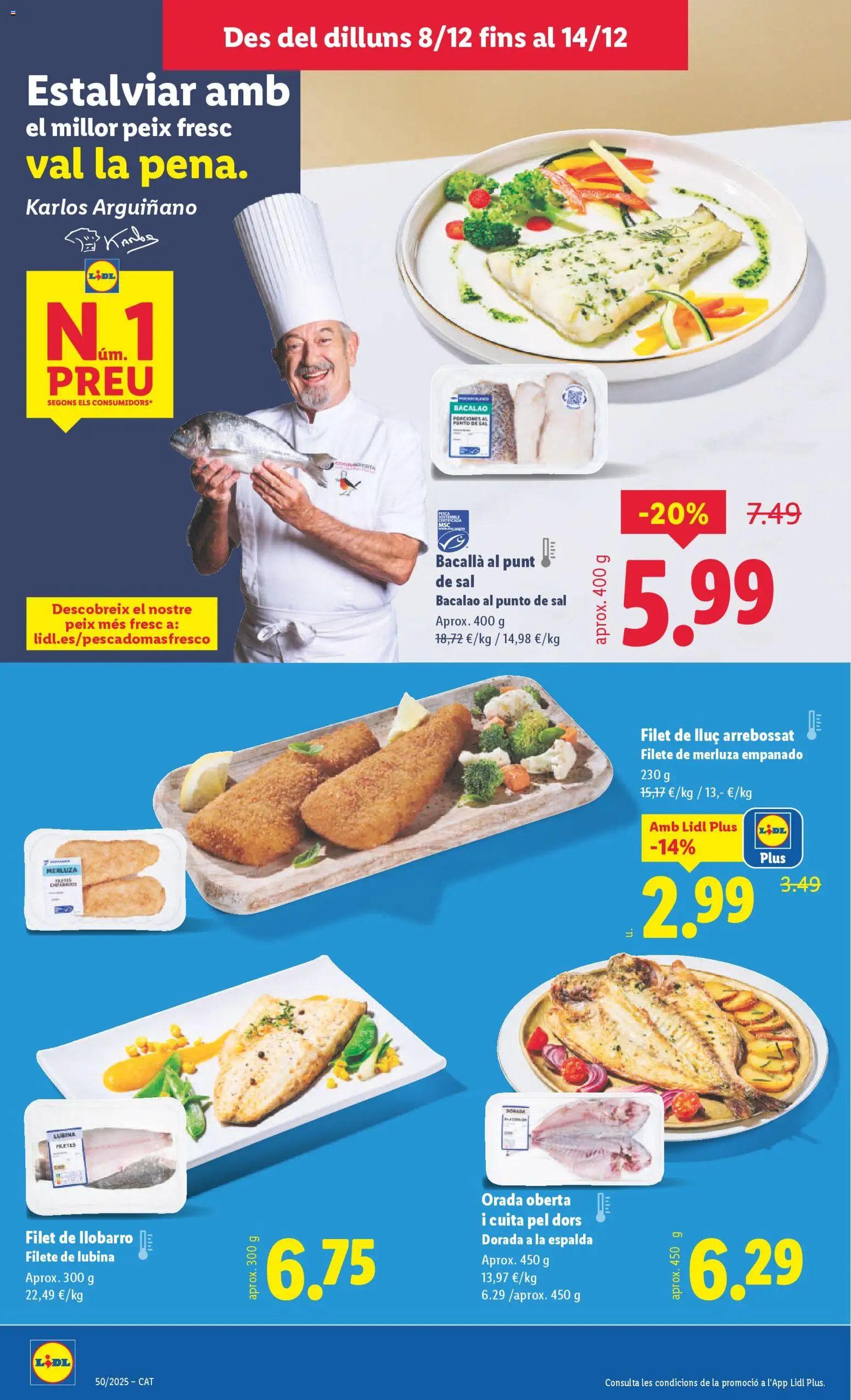 Lidl folleto │ válido desde el 08.12.2025 | Página: 6 | Productos: Filete