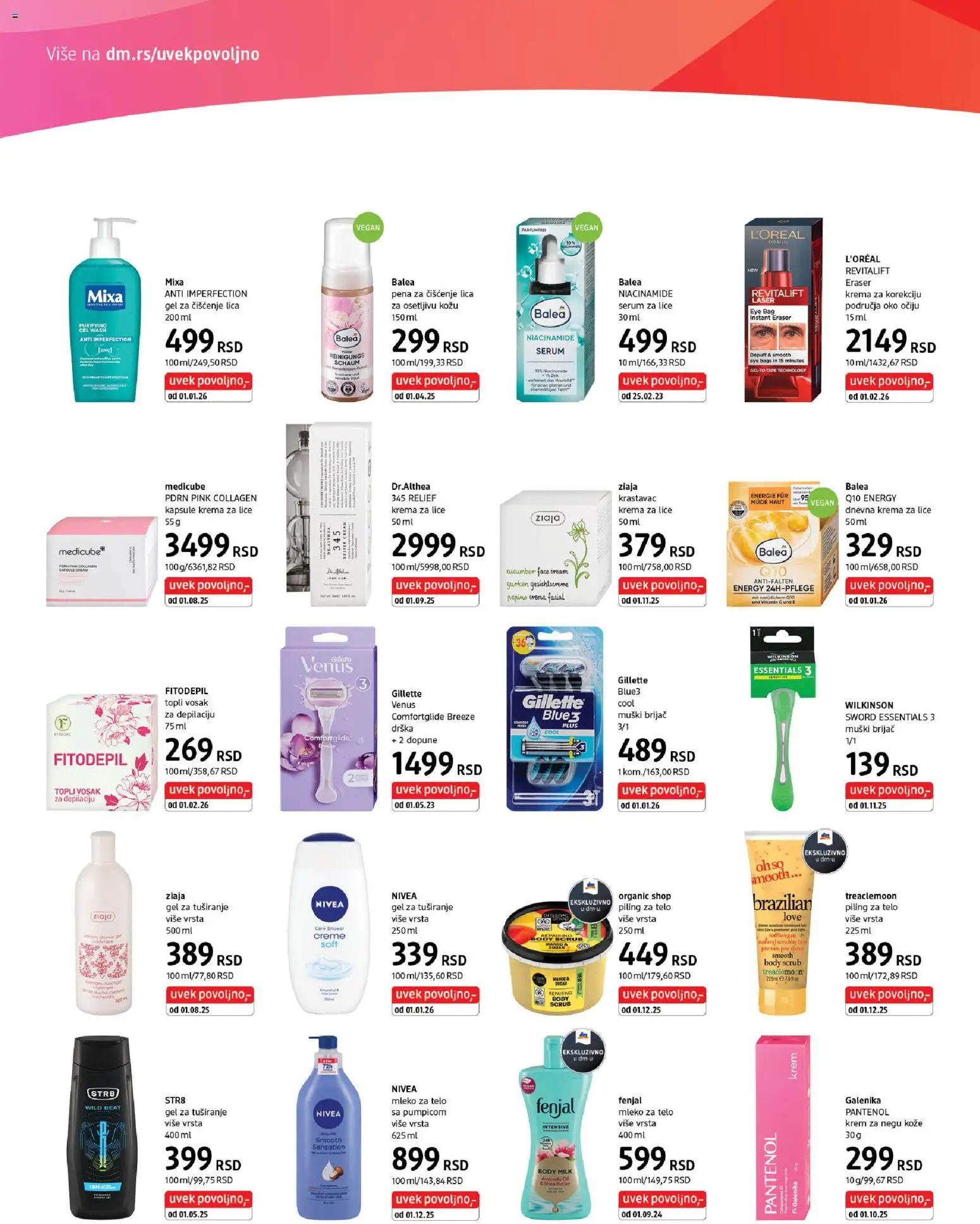 DM Drogerie katalog - važi od 16.02.2026 | Strana: 4 | Proizvode: Mixa, So, Nivea, Krema