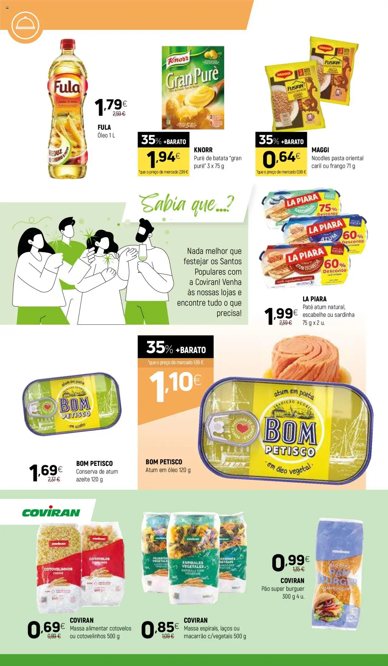 Coviran folheto │ válido de 17.06.2025 | Página: 8 | Produtos: Frango, Óleo, Macarrão, Massa