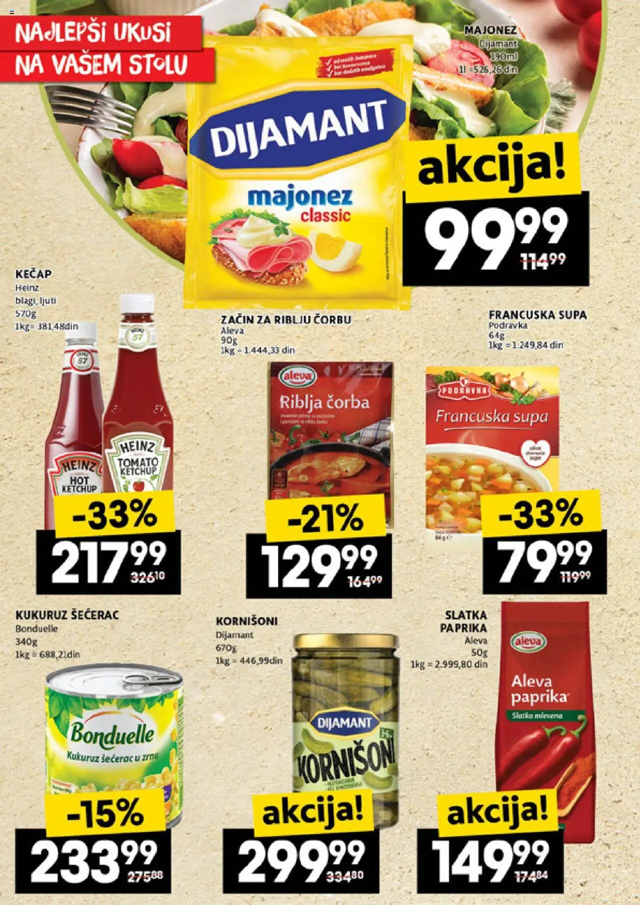 Idea katalog - važi od 11.09.2025 | Strana: 12 | Proizvode: Majonez, Kečap, Podravka, Kukuruz
