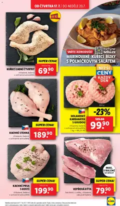 Lidl leták od 17.07.2025 | Strana: 13 | Produkty: Kachní prsa, Vepřová Kýta, Kýta, Kuchyně