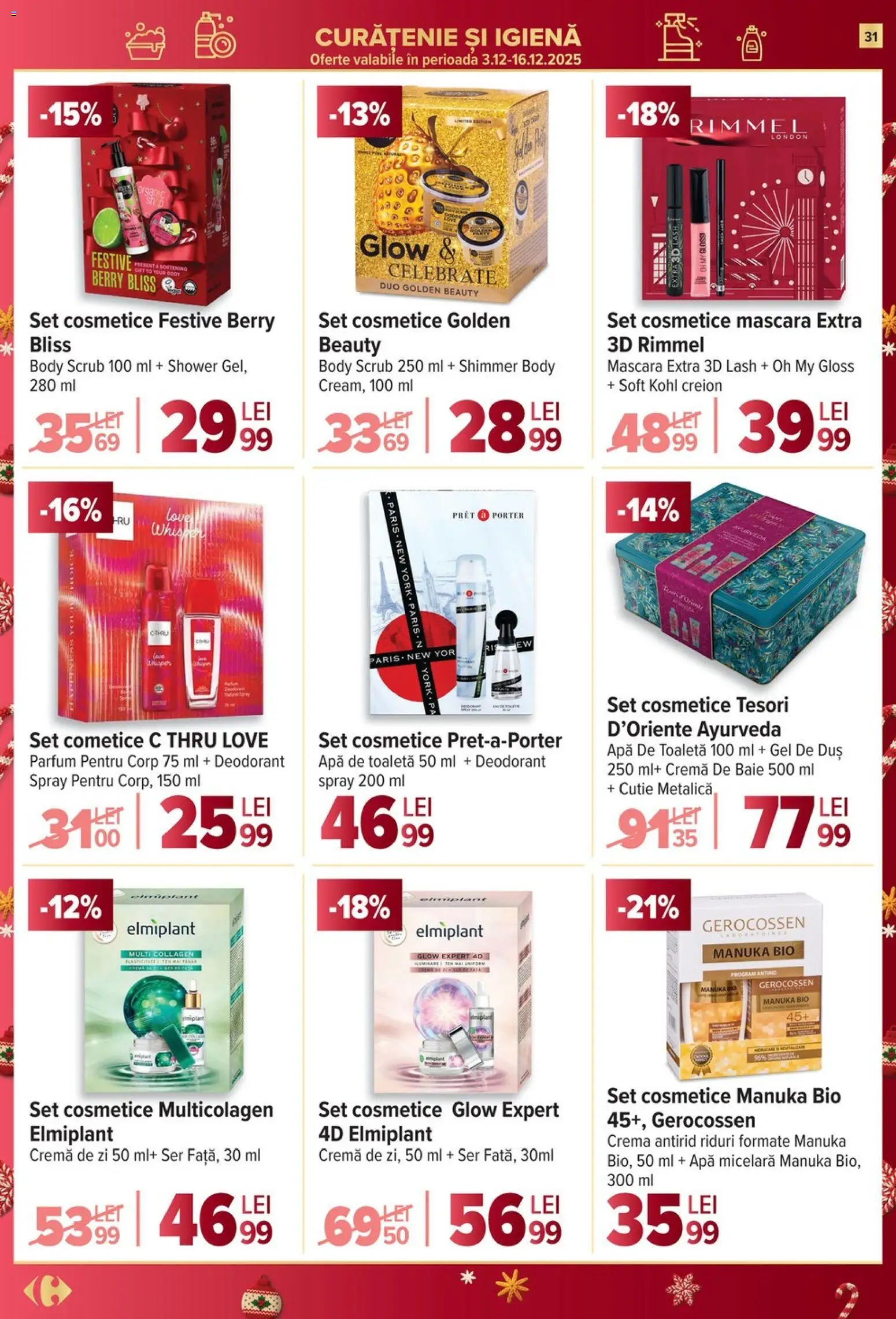 Noul catalog Carrefour – valabil de la 10.12.2025 | Pagină: 31 | Produse: Body, Cutie, Toaletă, Cremă