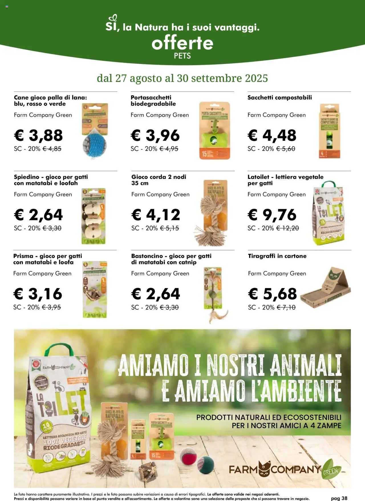 Volantino Natura Sì del 27.08.2025 | Pagina: 38 | Prodotti: Tiragraffi, Gioco