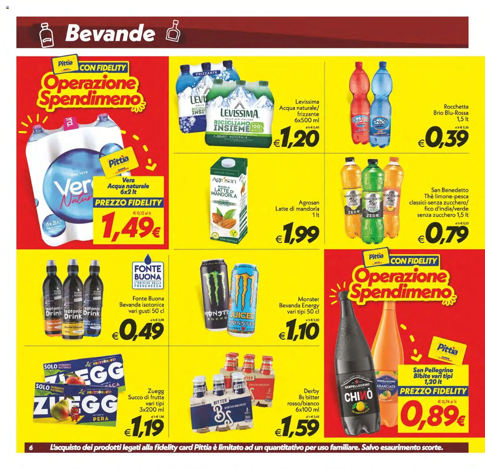 Volantino SuperConveniente del 28.04.2026 | Pagina: 6 | Prodotti: Succo, The, Bibite, Aperitivo