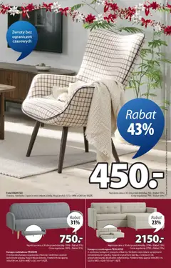 Pogląd oferty "JYSK Gazetka" - ważna od 10.12.2025 | Strona: 7 | Produkty: Fotel, Kanapa
