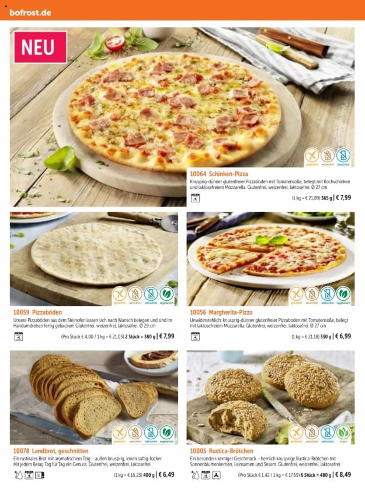 Bofrost Katalog – gültig ab 06.03.2026 | Seite: 138 | Produkte: Brot
