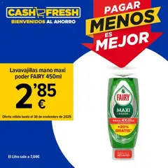 Vista previa Cash Fresh folleto válido desde el 14.11.2025