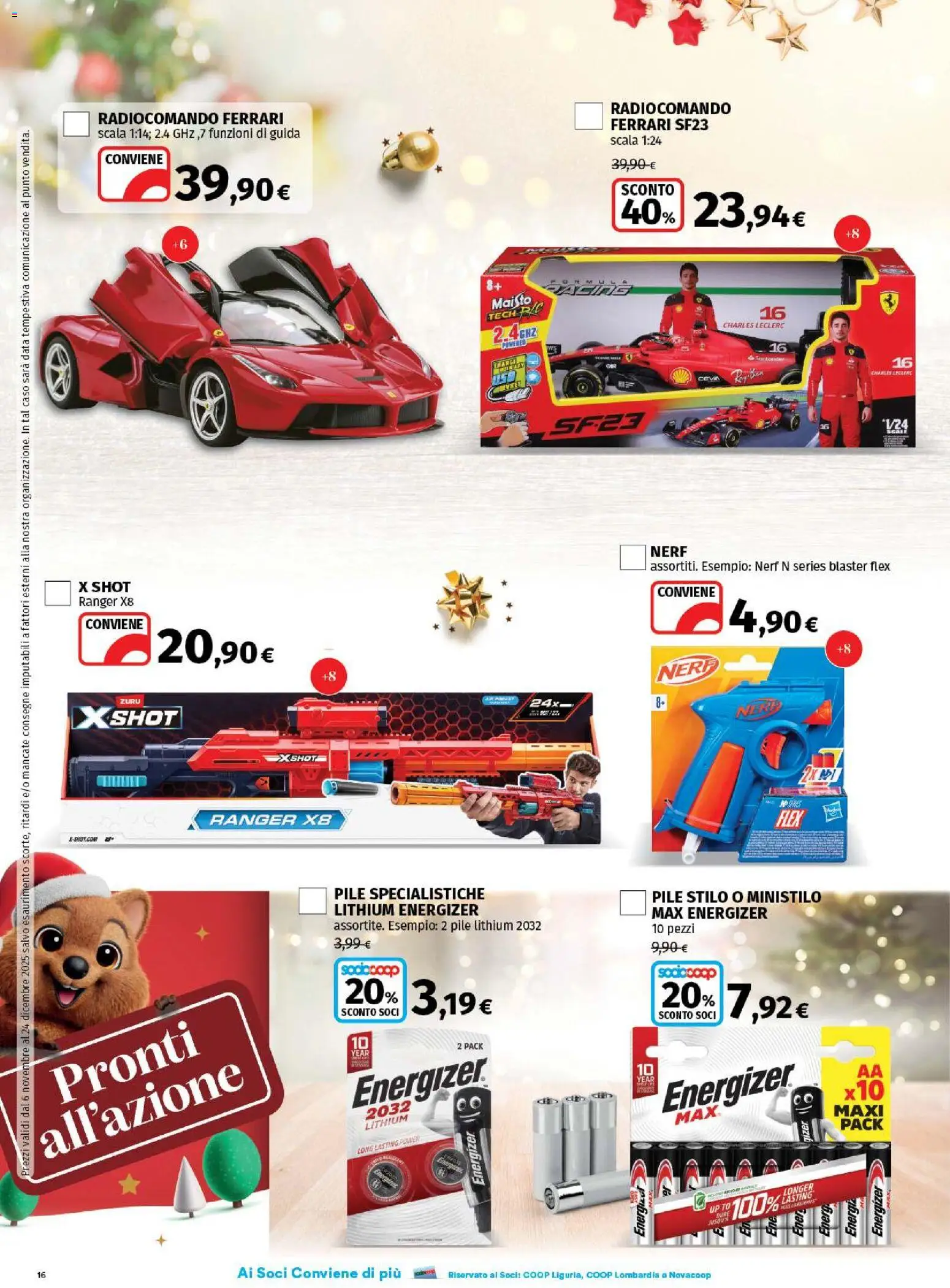 Volantino Ipercoop del 06.11.2025 | Pagina: 16 | Prodotti: Pile, Data, Scala, Mais