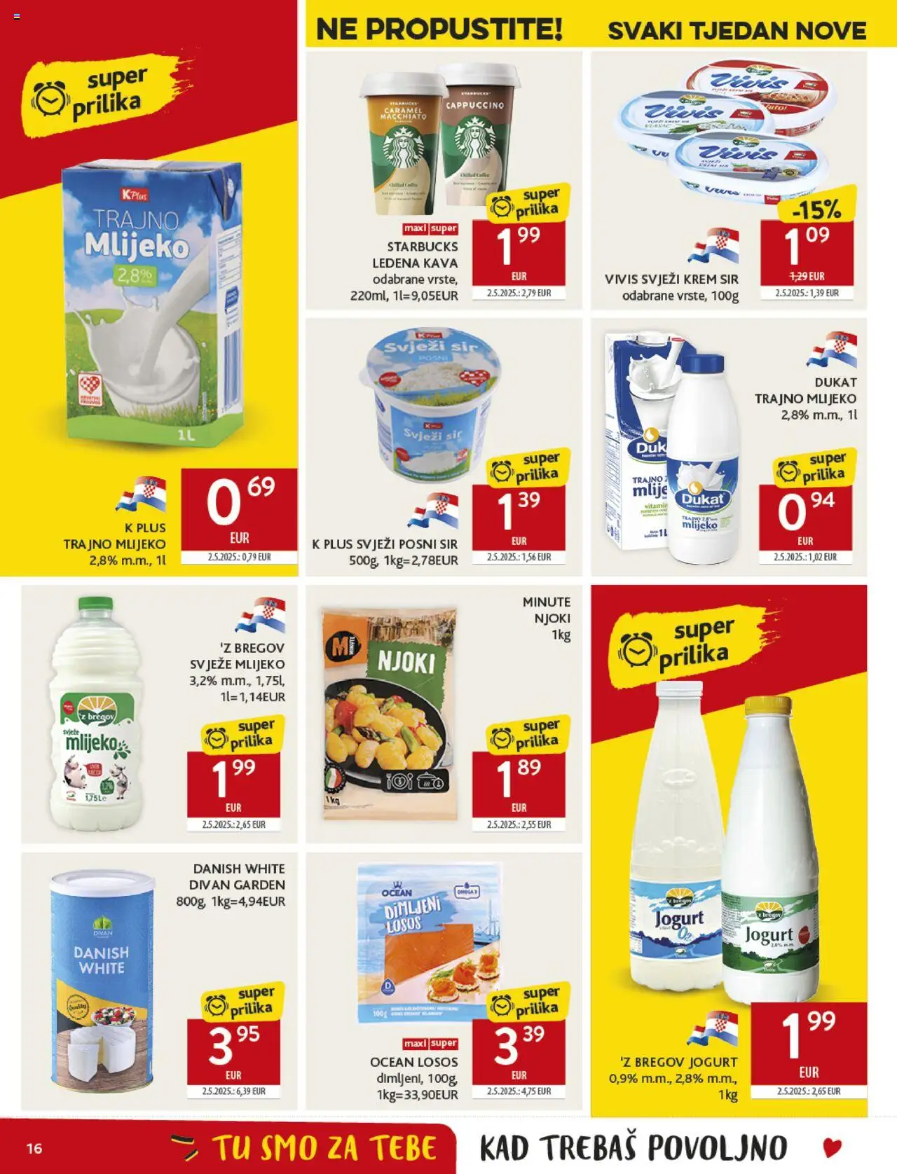 Konzum HR akciós ujság - amely érvényes a következő dátumtól: 08.10.2025 | Oldal: 16 | Termékek: Cappuccino