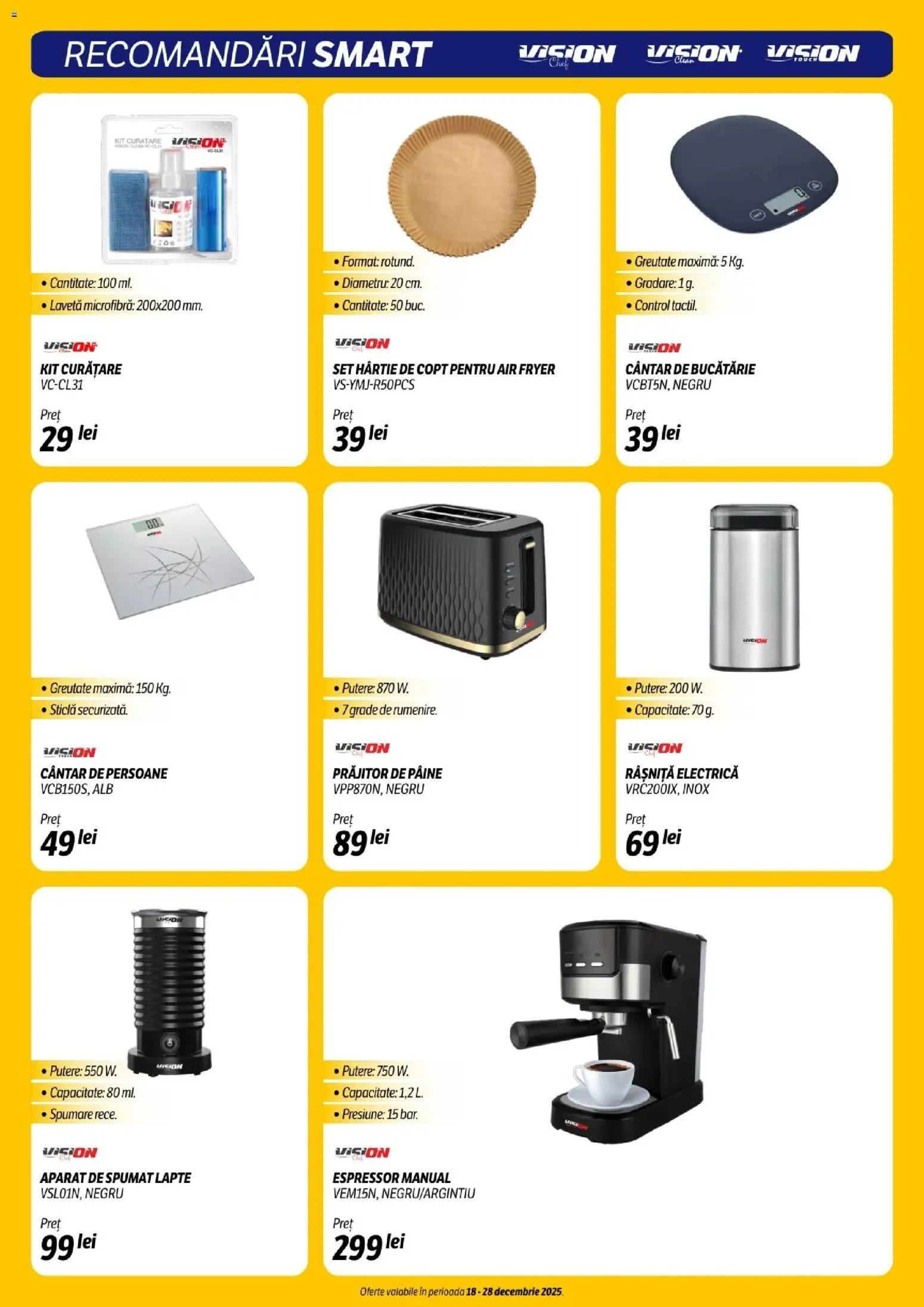 Noul catalog Flanco – valabil de la 18.12.2025 | Pagină: 24 | Produse: Espressor, Cântar, Lapte, Pâine