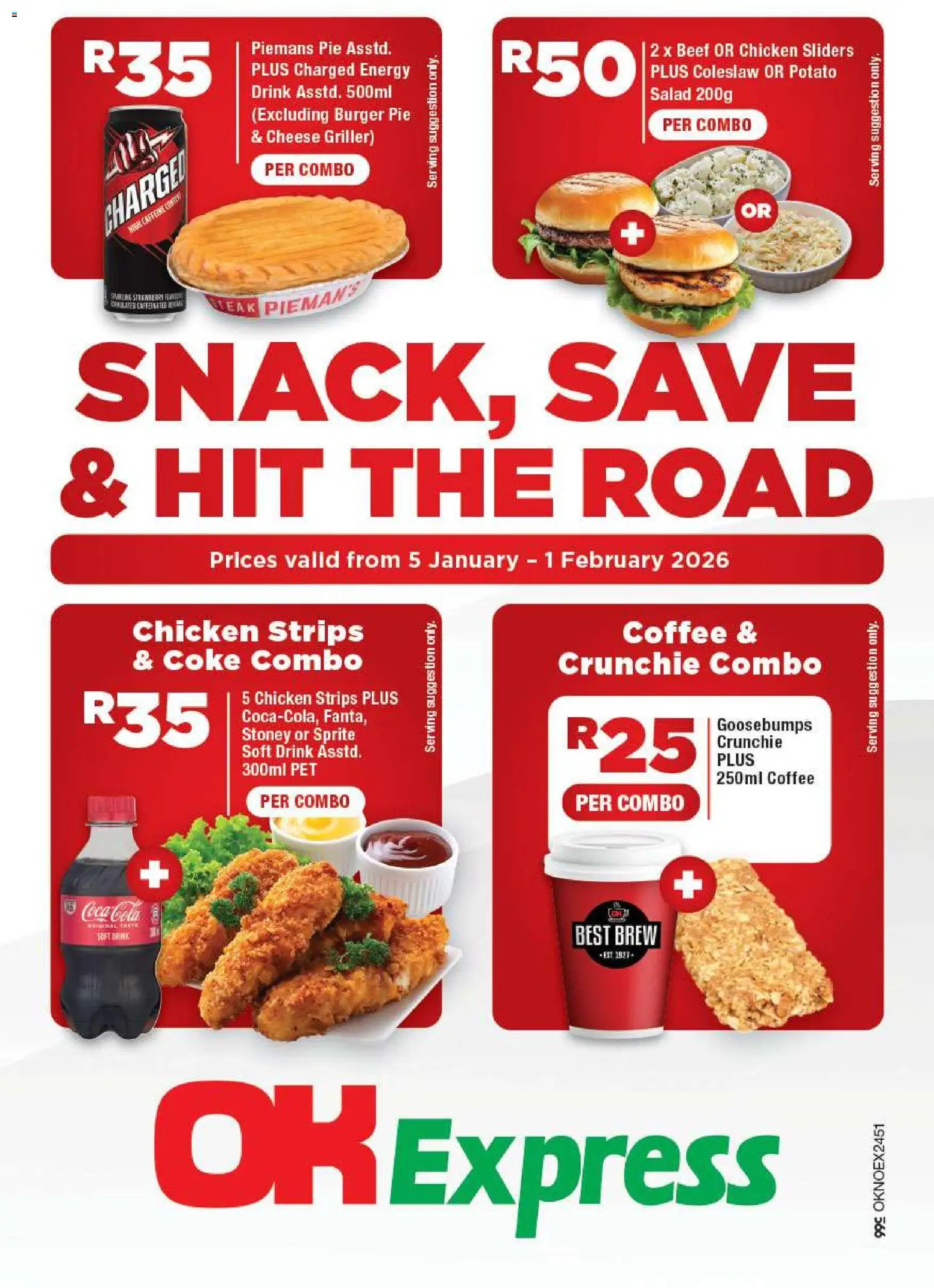 New OK Foods catalogue – valid from 05.01.2026 | Page: 1 | Products: Cheese, Chicken, Stoney, Salad
