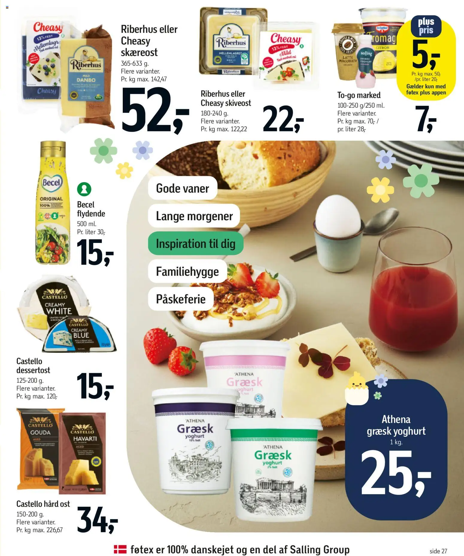 Føtex tilbudsavis – gyldig fra 20.03.2026 | Side: 35 | Produkter: Ost, Yoghurt, Skiveost