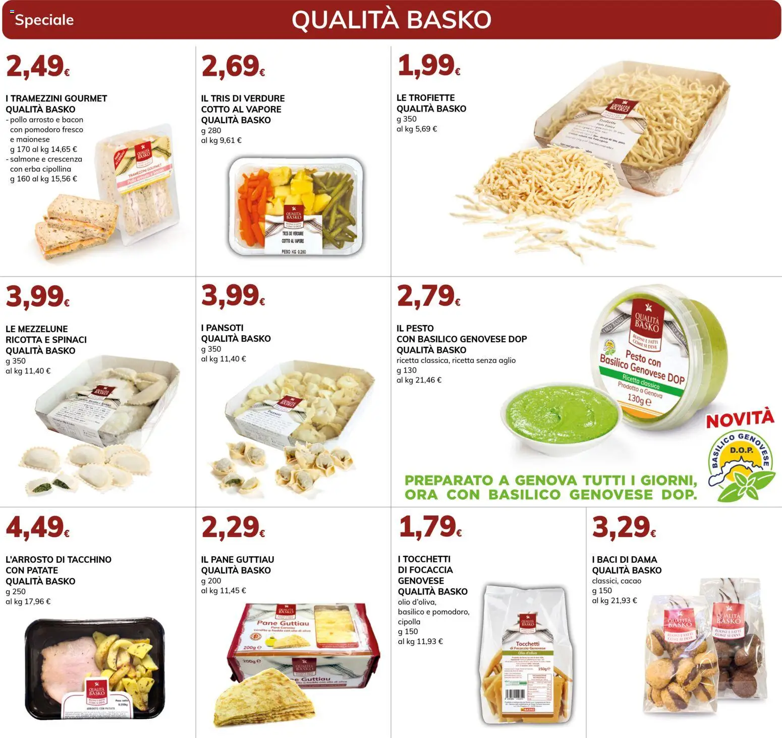 Volantino Basko del 14.04.2026 | Pagina: 3 | Prodotti: Pomodoro, Olio, Ricotta, Olio di Oliva