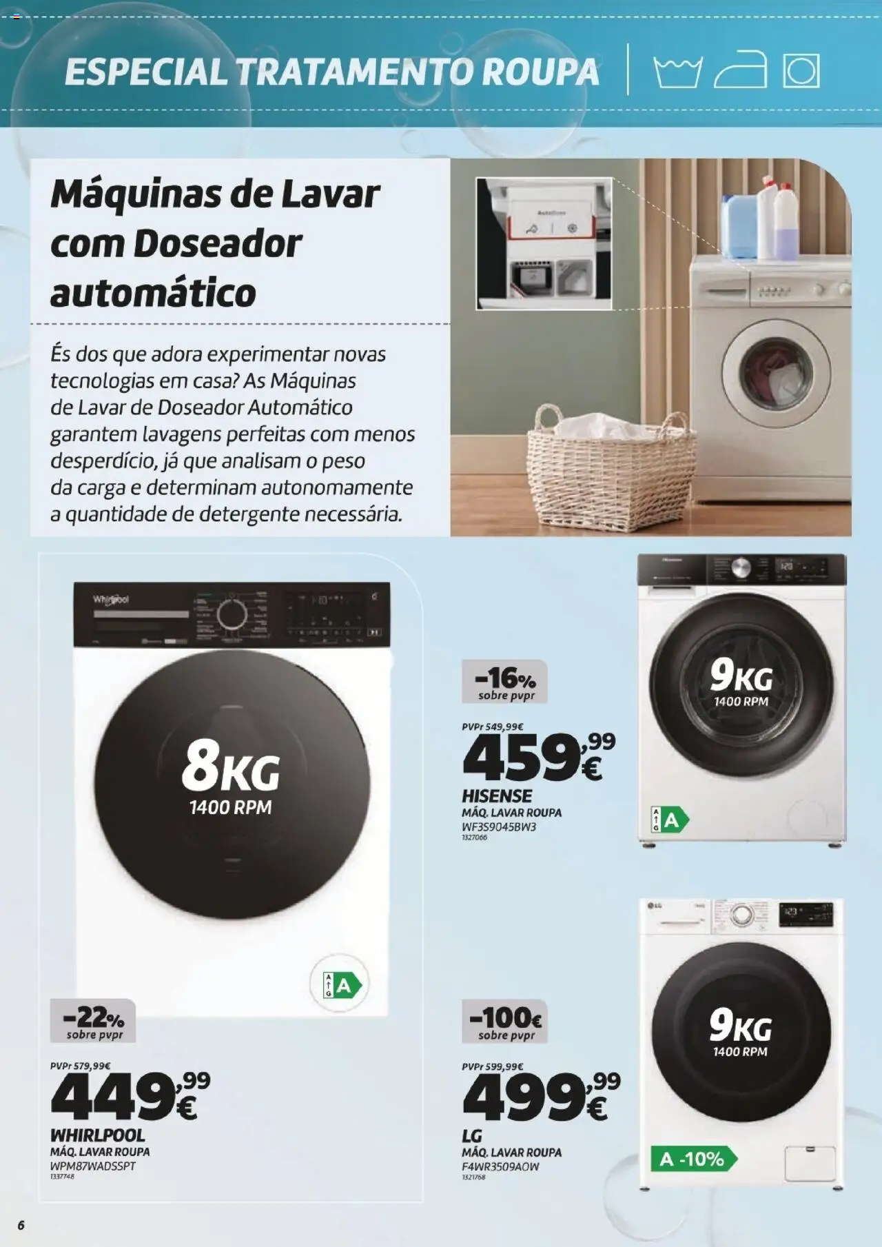 Radio Popular - Tratamento de Roupa │ válido de 15.10.2025 | Página: 6 | Produtos: Whirlpool, Detergente